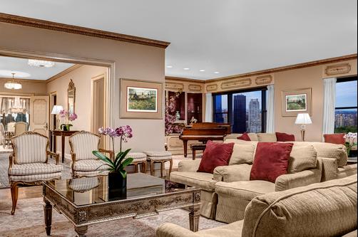 Park Lane Hotel - New York City - Living room