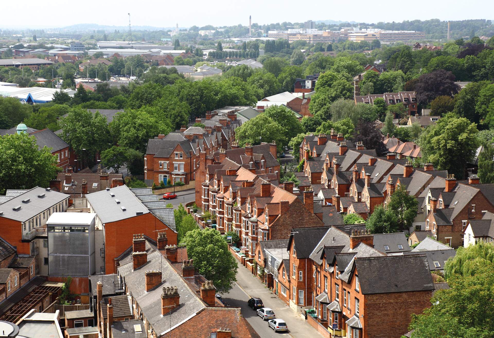 Nottingham sky line england uk; Shutterstock ID 78924622