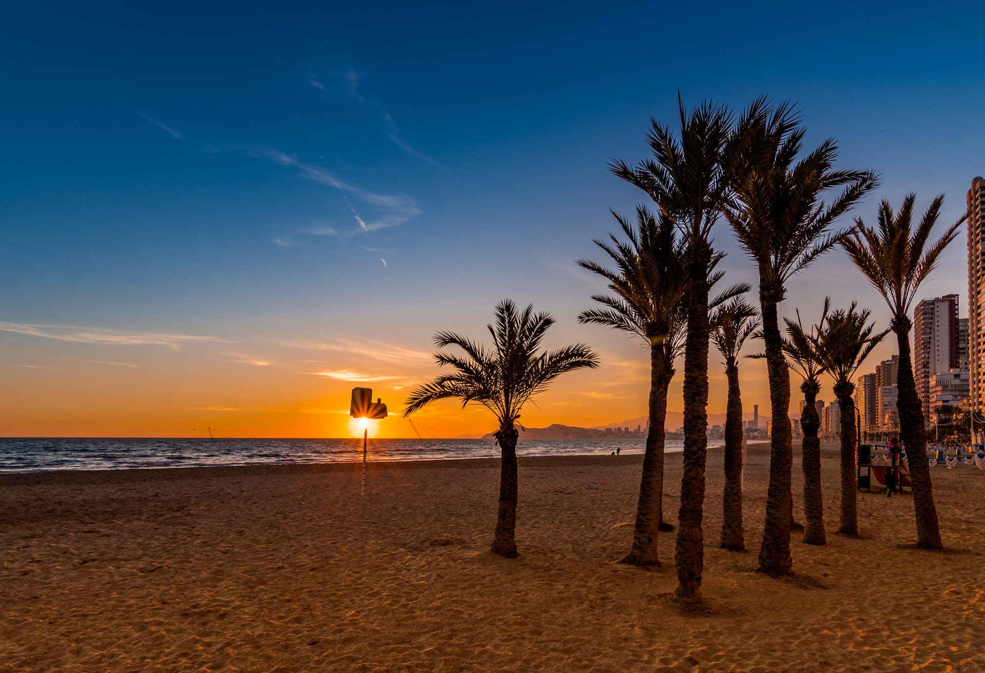 Benidorm beach; Shutterstock ID 558653098