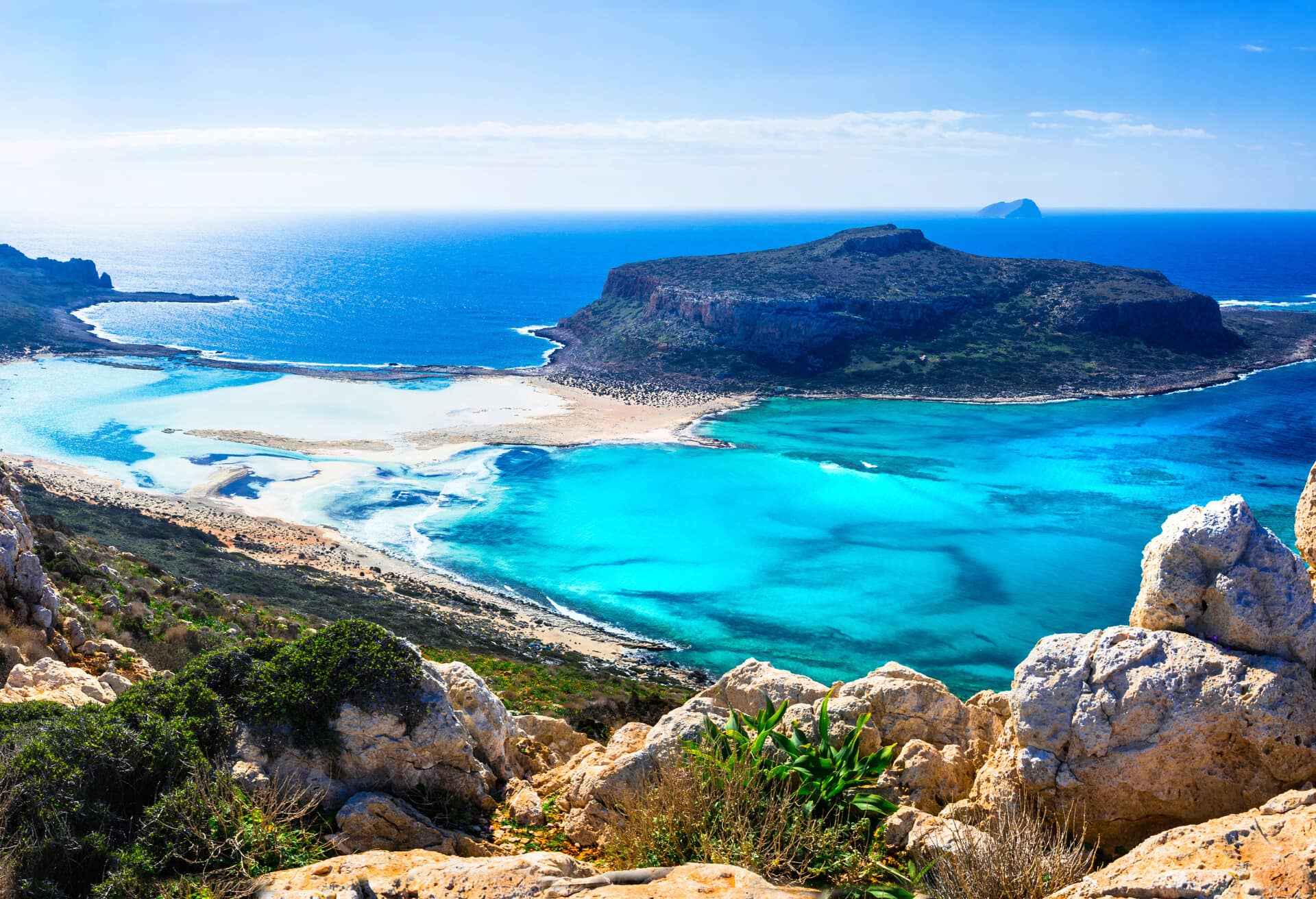 A breath-taking view over Crete, Greece.