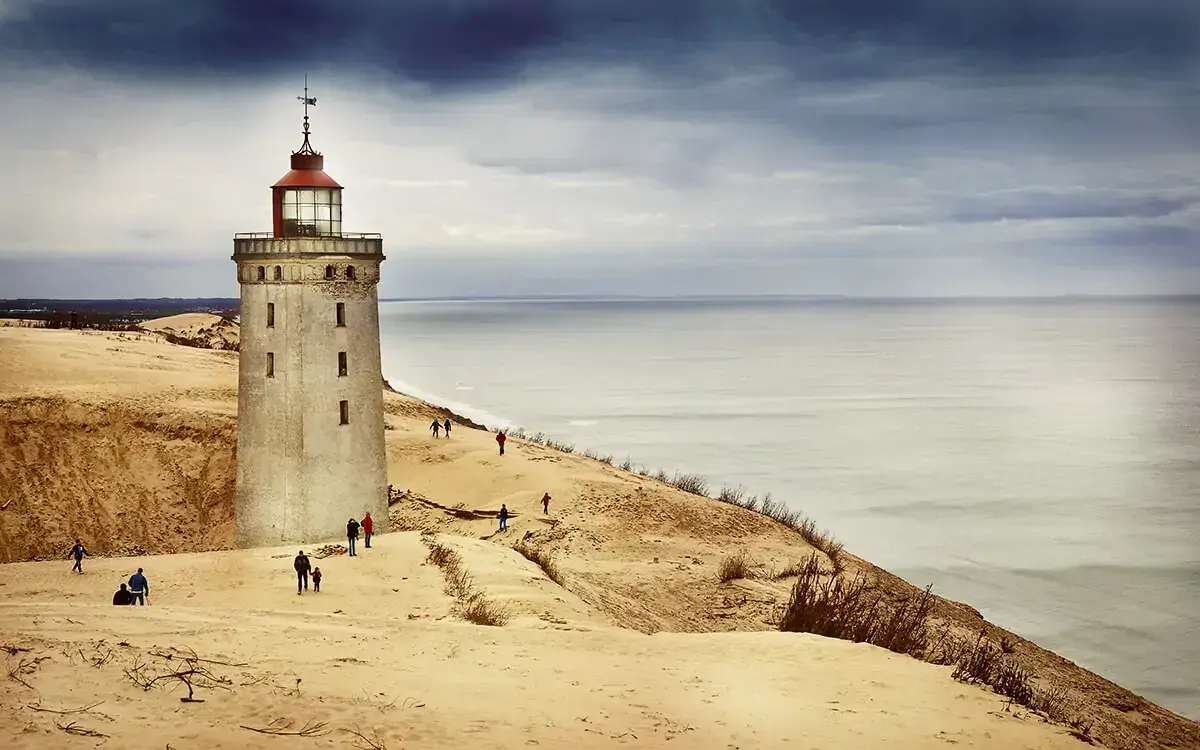 The Rubjerg Knude Fyr lighthouse 