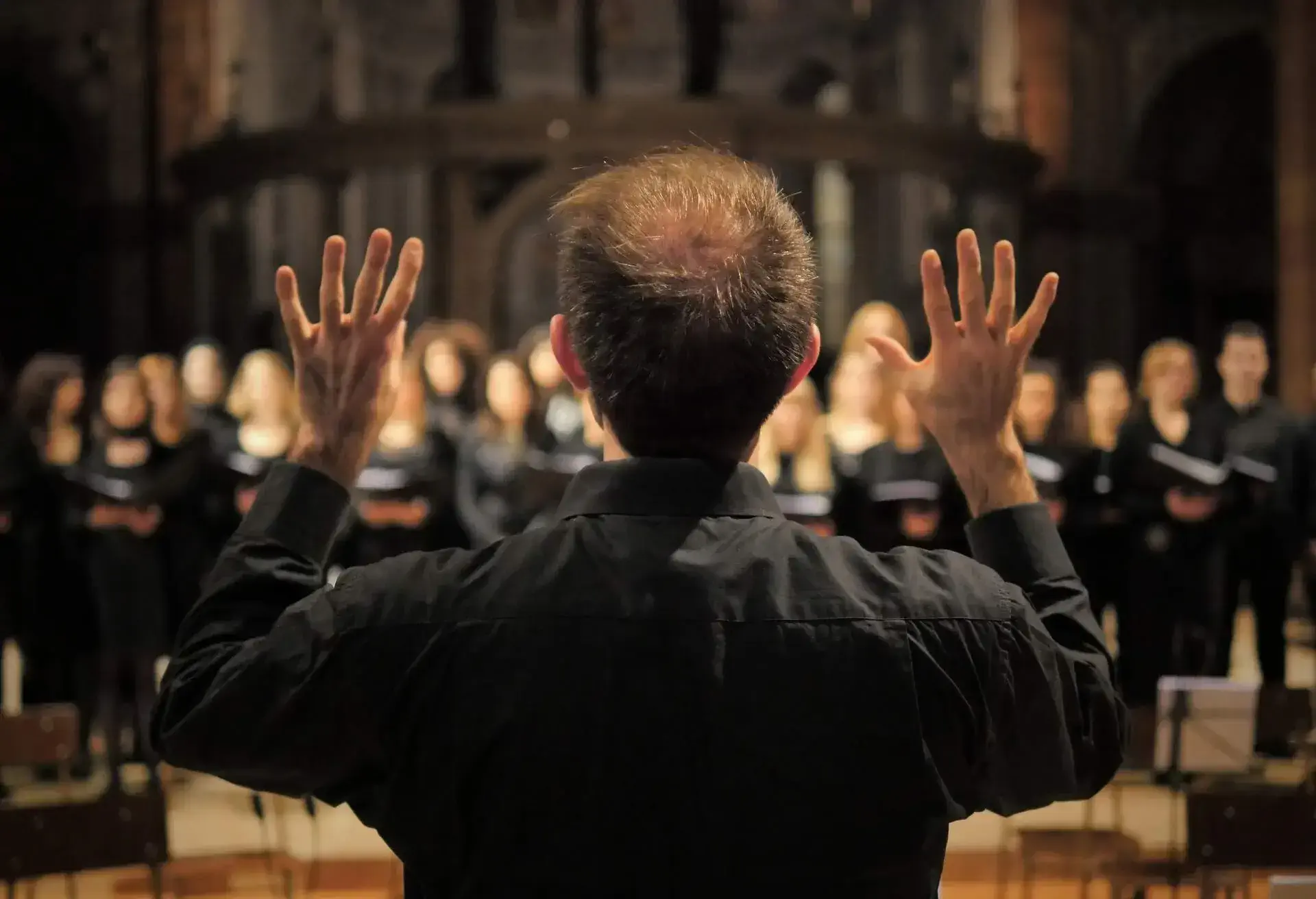 Choir singing 