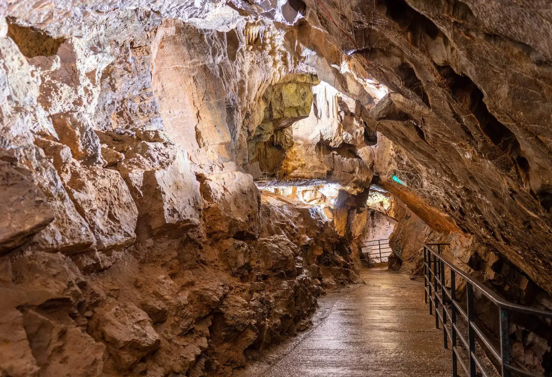 Some underground cave with a path