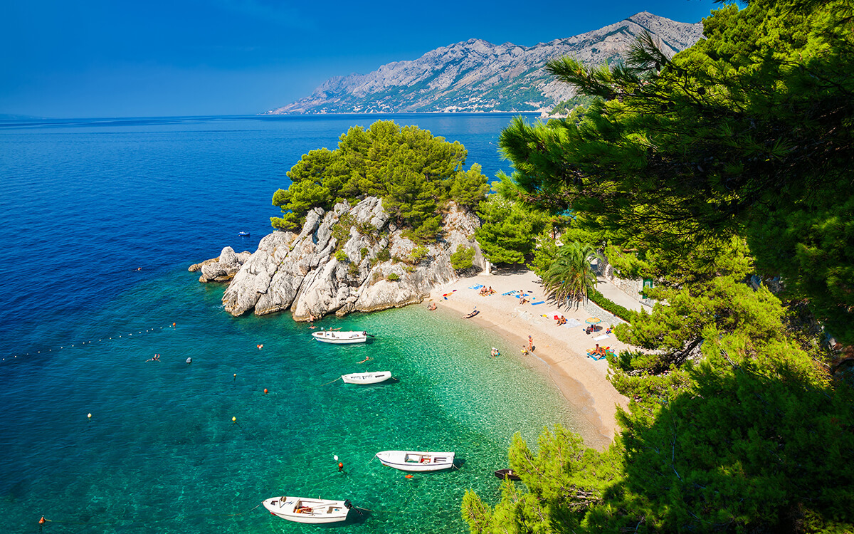 Podrace Beach, Brela, Croatia