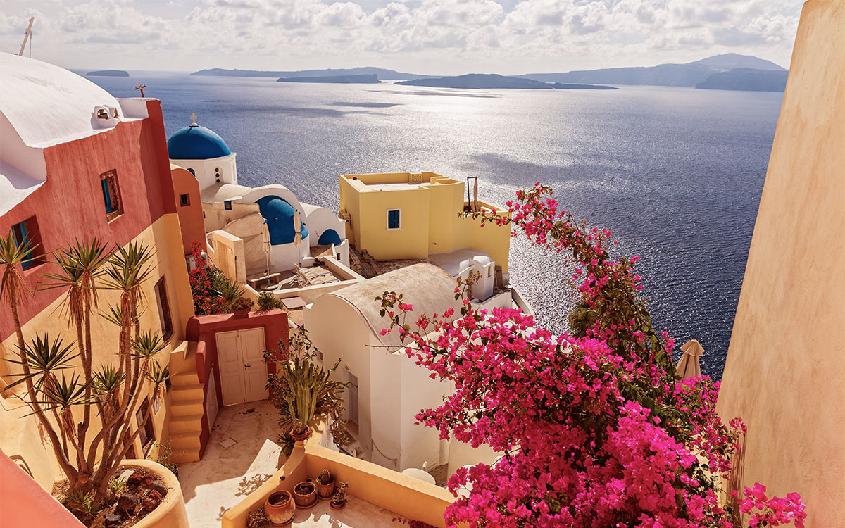 Santorini Greece Romantic Autumn