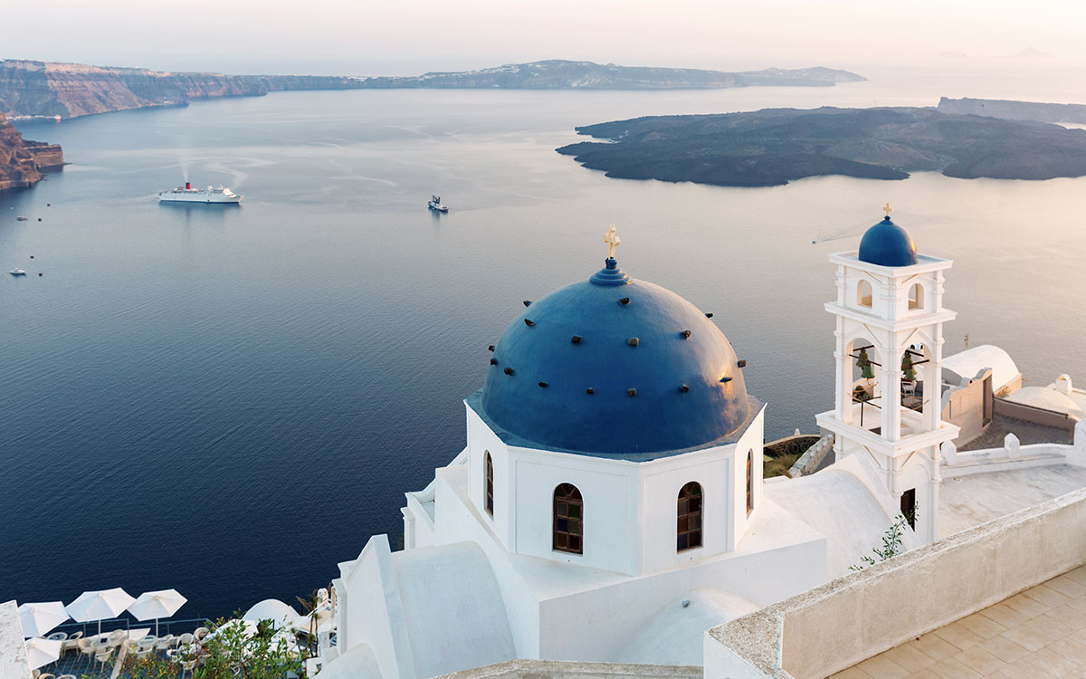 Santorini Proposal Romance