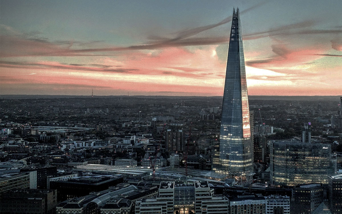 The Shard view Proposal Romantic