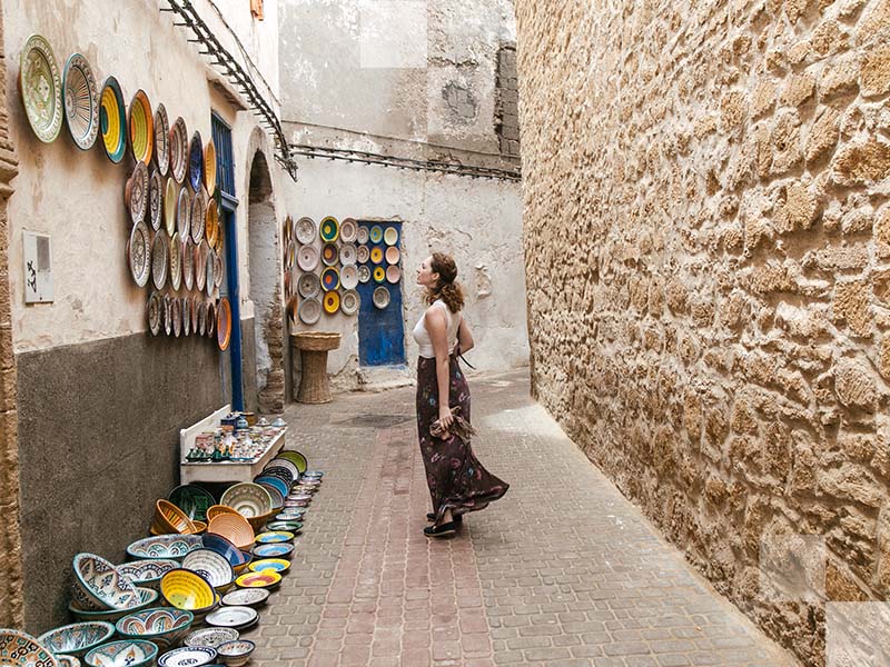 Lose yourself in Essaouira's maze of streets.