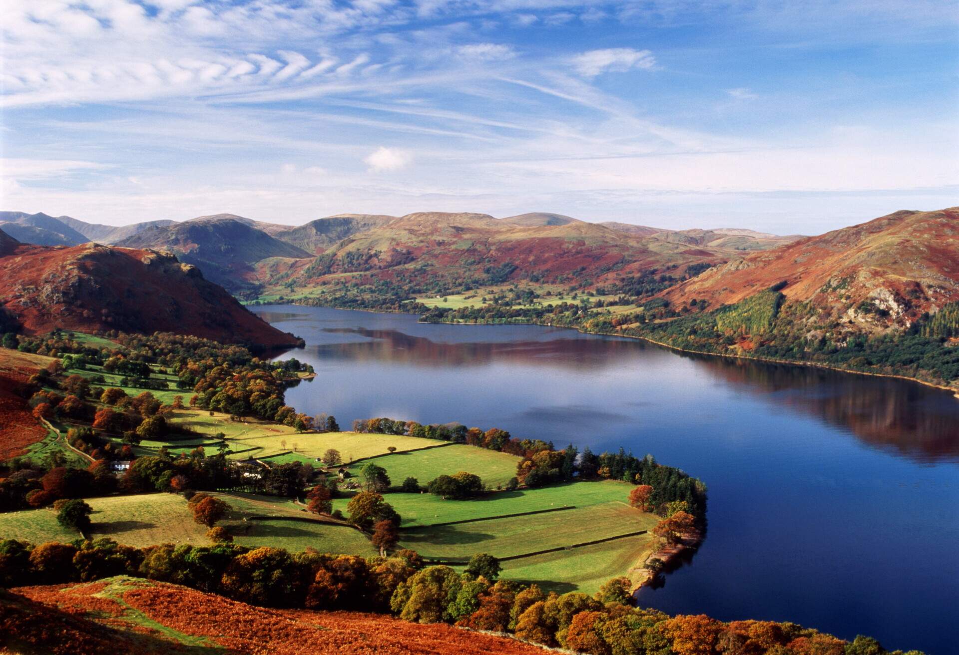 ullswater cumbria lake district england