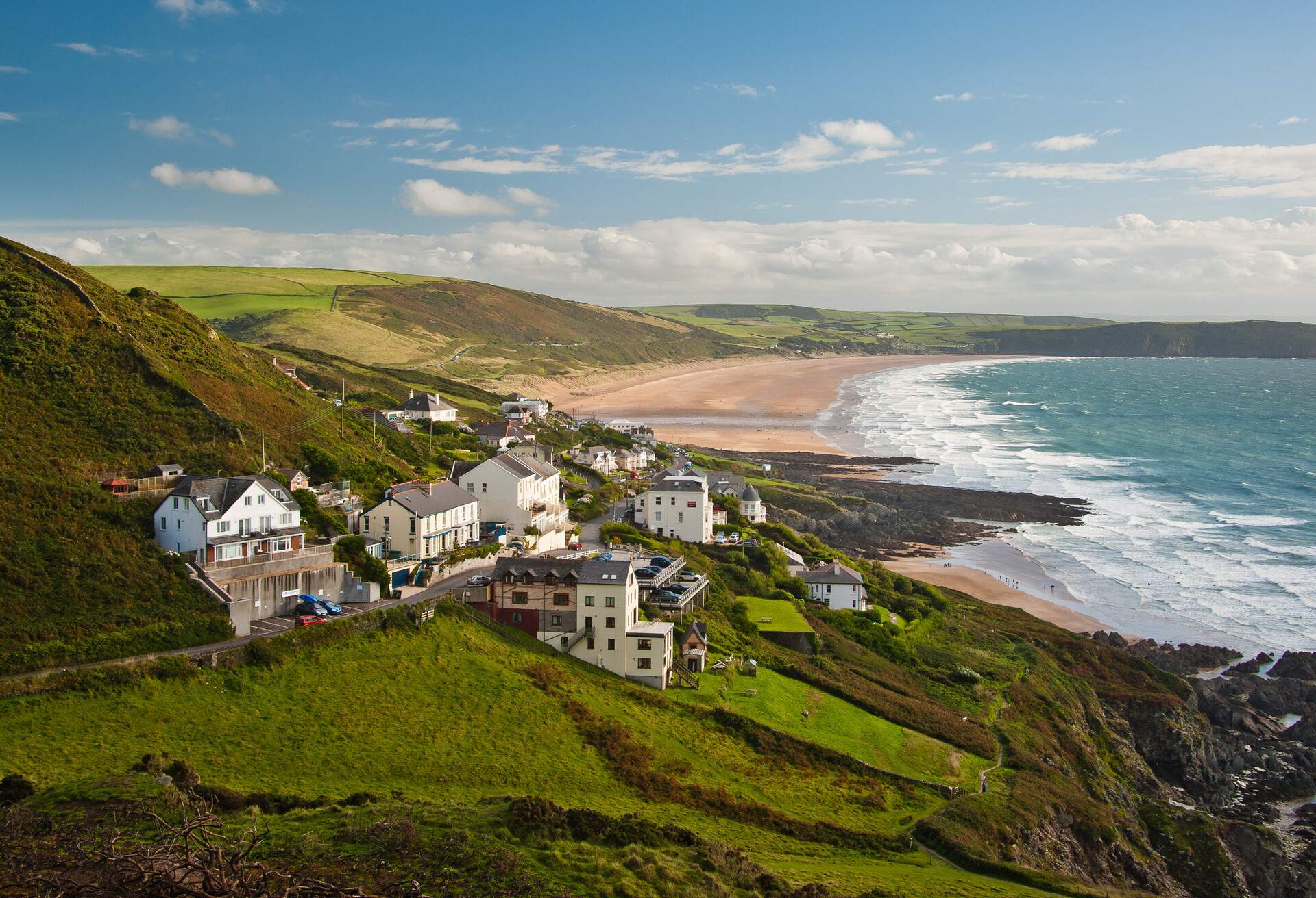 Woolacombe beach.