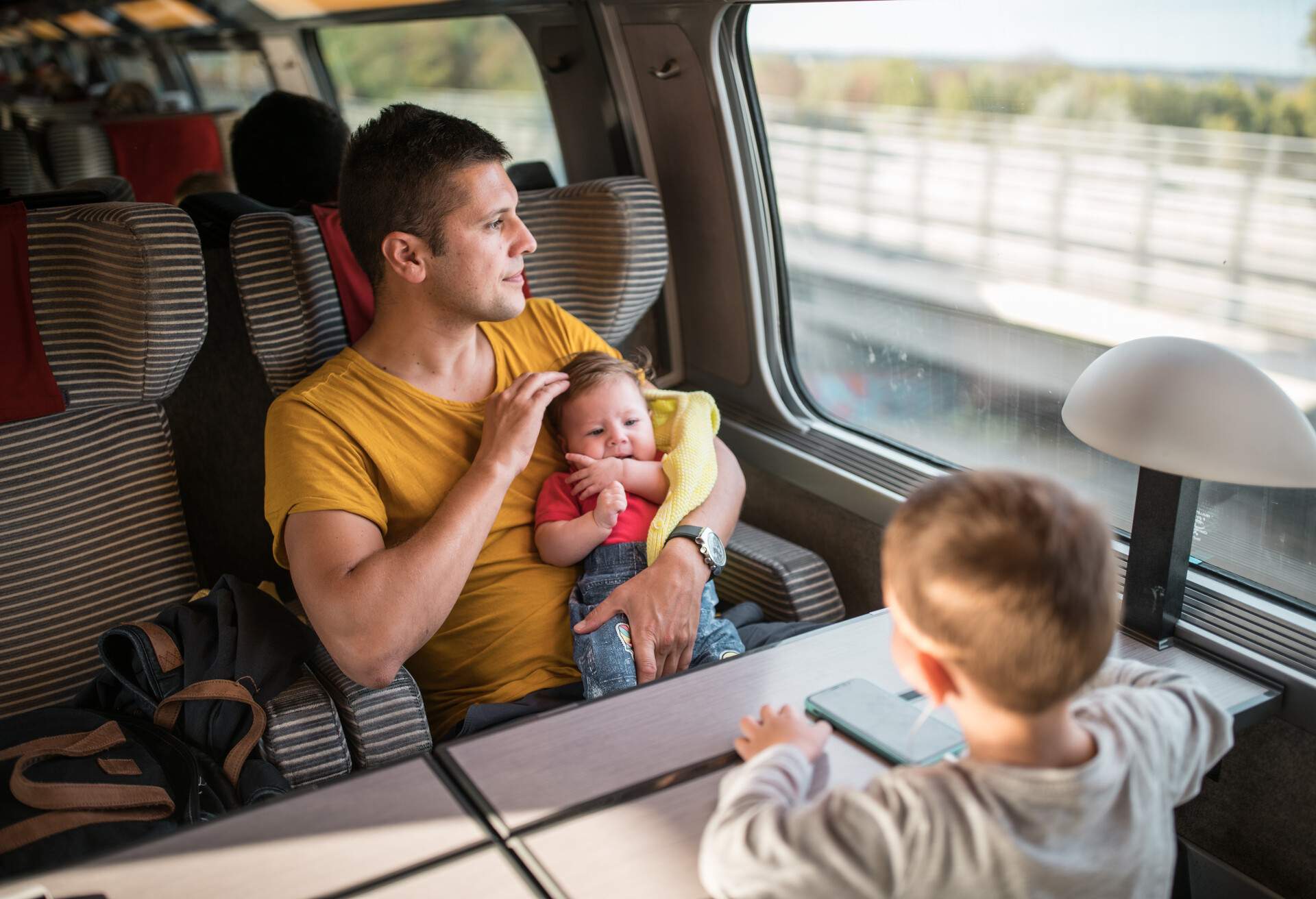 Family travel by train