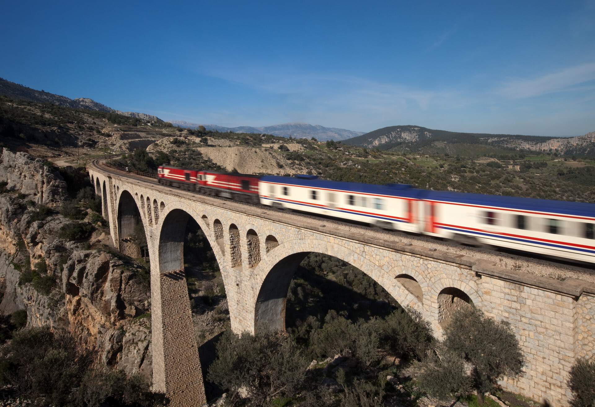 last train on the bridge