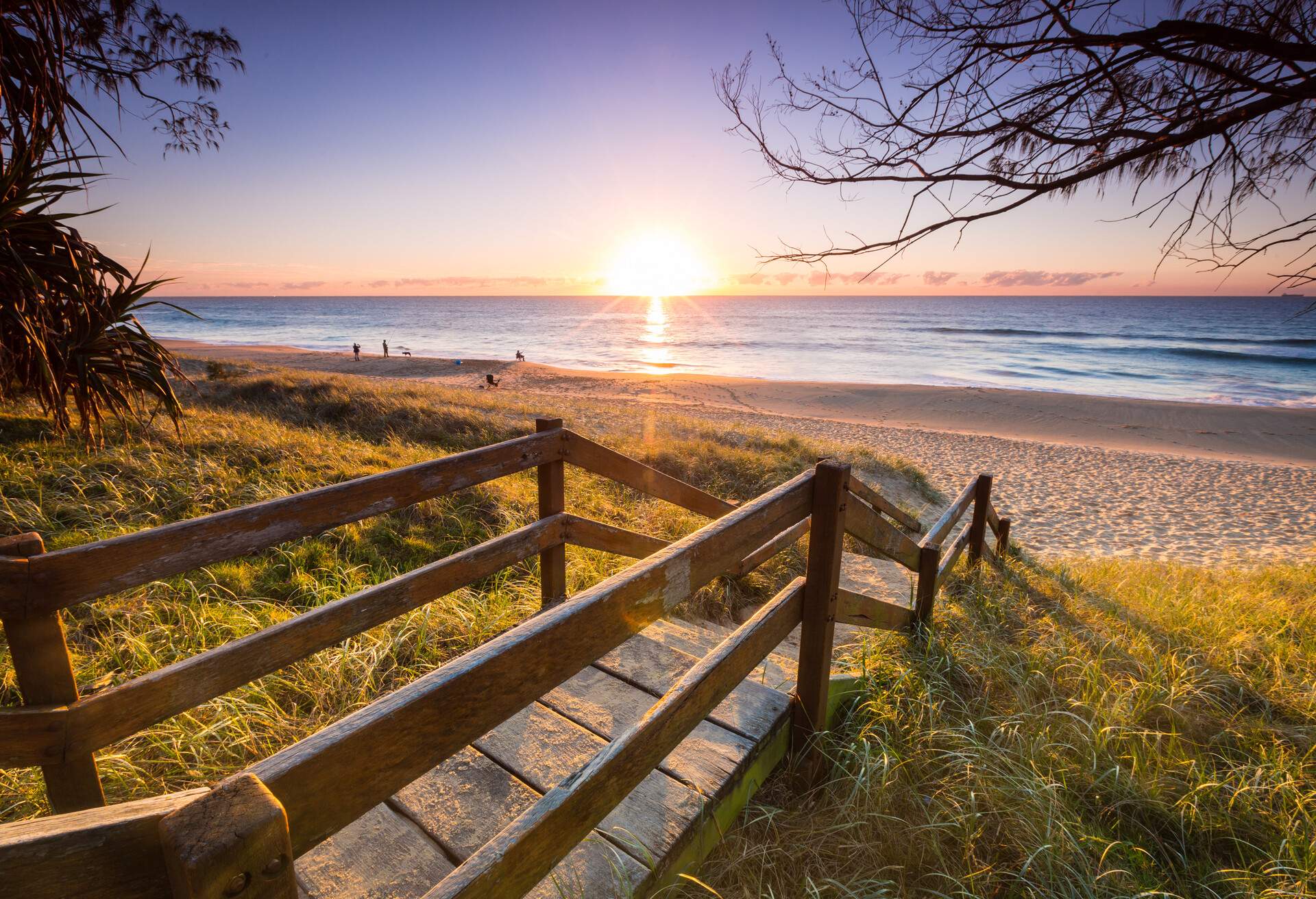 Sunrise at Kawana beach on the Sunshine Coast