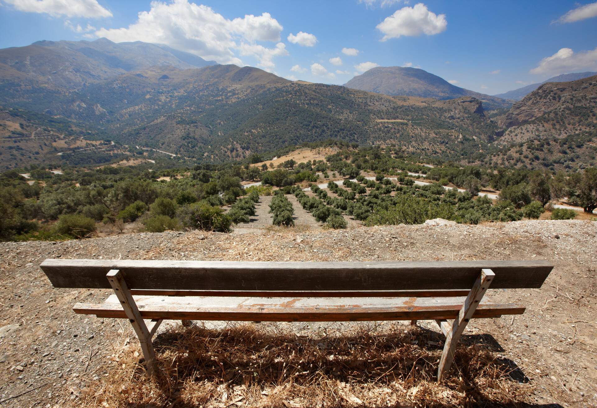 Landscape in Amari valley. Crete. Greece. Horizontal