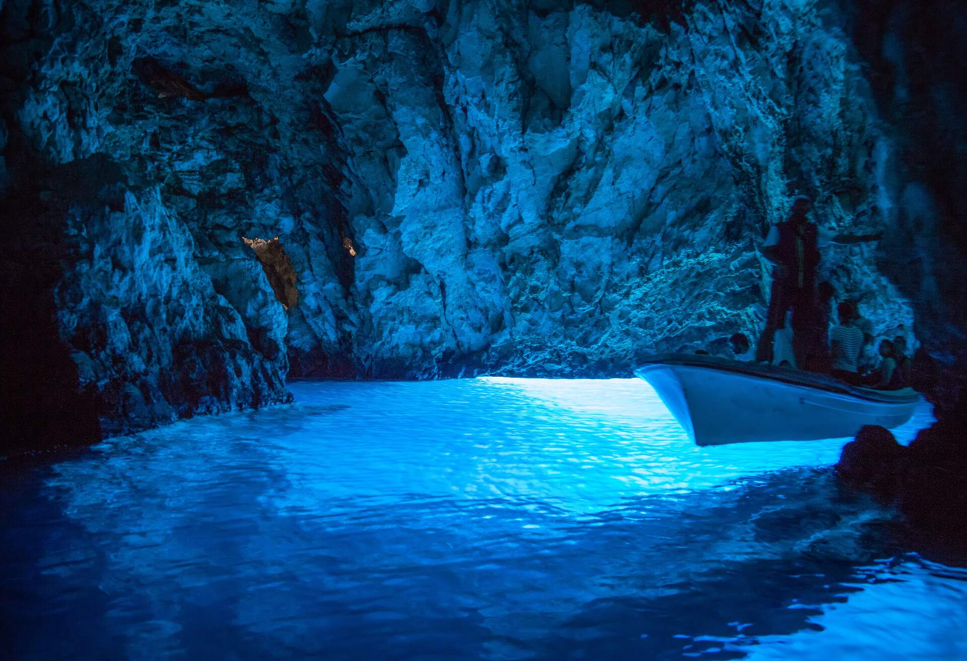 The Blue Cave, also known as the Blue Grotto (Modra špilja), is a stunning natural treasure located on the island Biševo, five kilometres south of Vis Island.