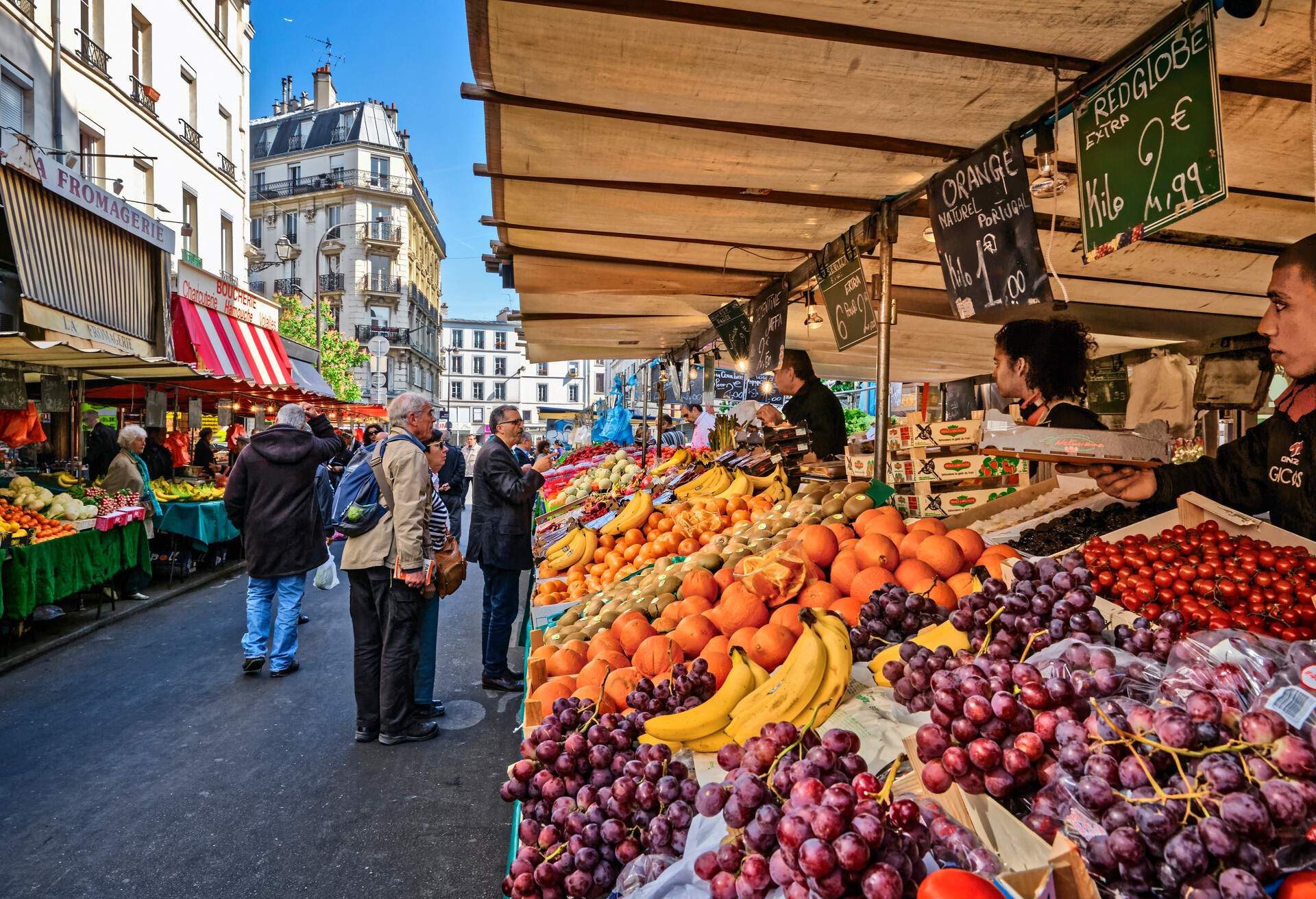 paris food market tour