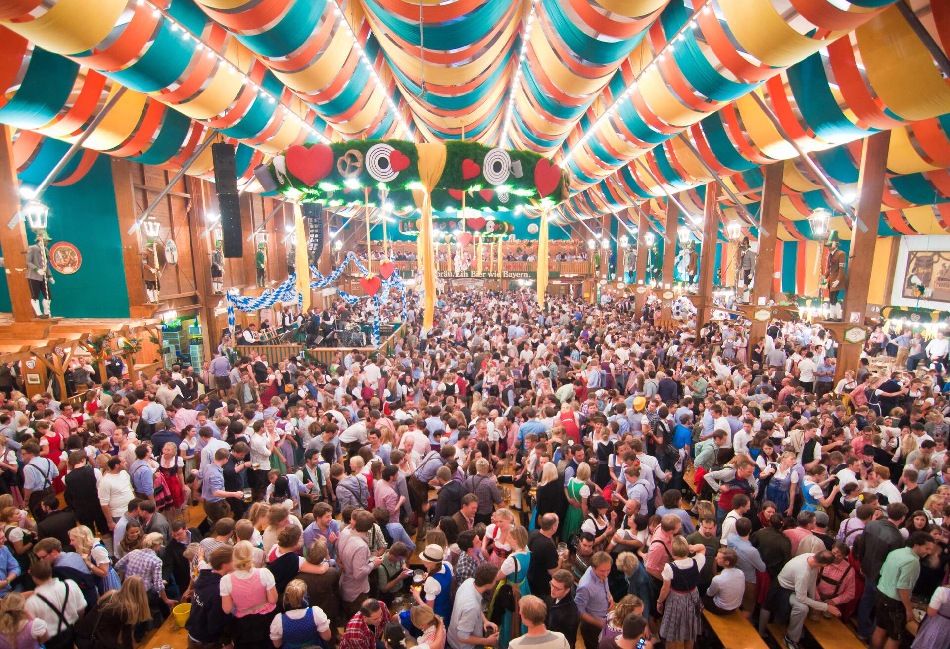 Millions of visitors  during weeks of Oktoberfest.