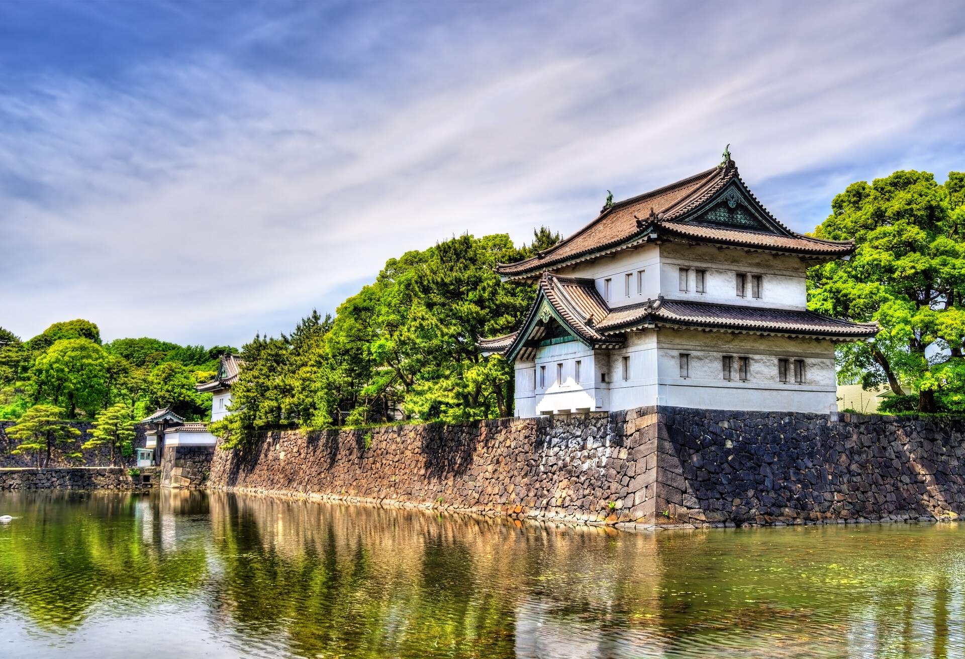 Tatsumi Yagura, a defense tower at the Imperial Palace, Tokyo; Shutterstock ID 426322717