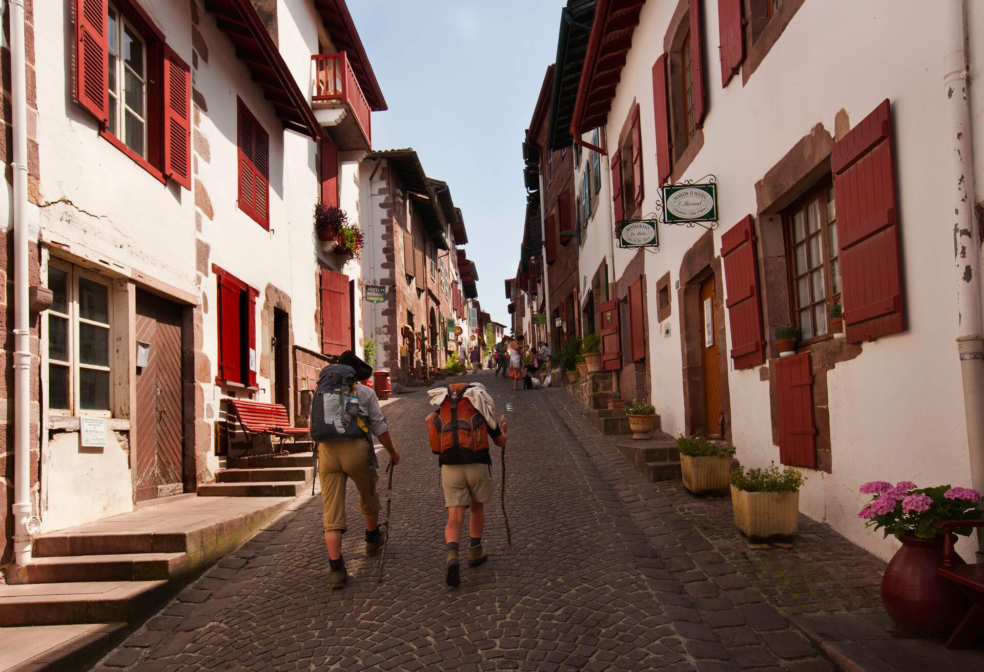 Saint-Jean-Pied-de-Port the old capital of the traditional Basque province of Lower Navarre, France.