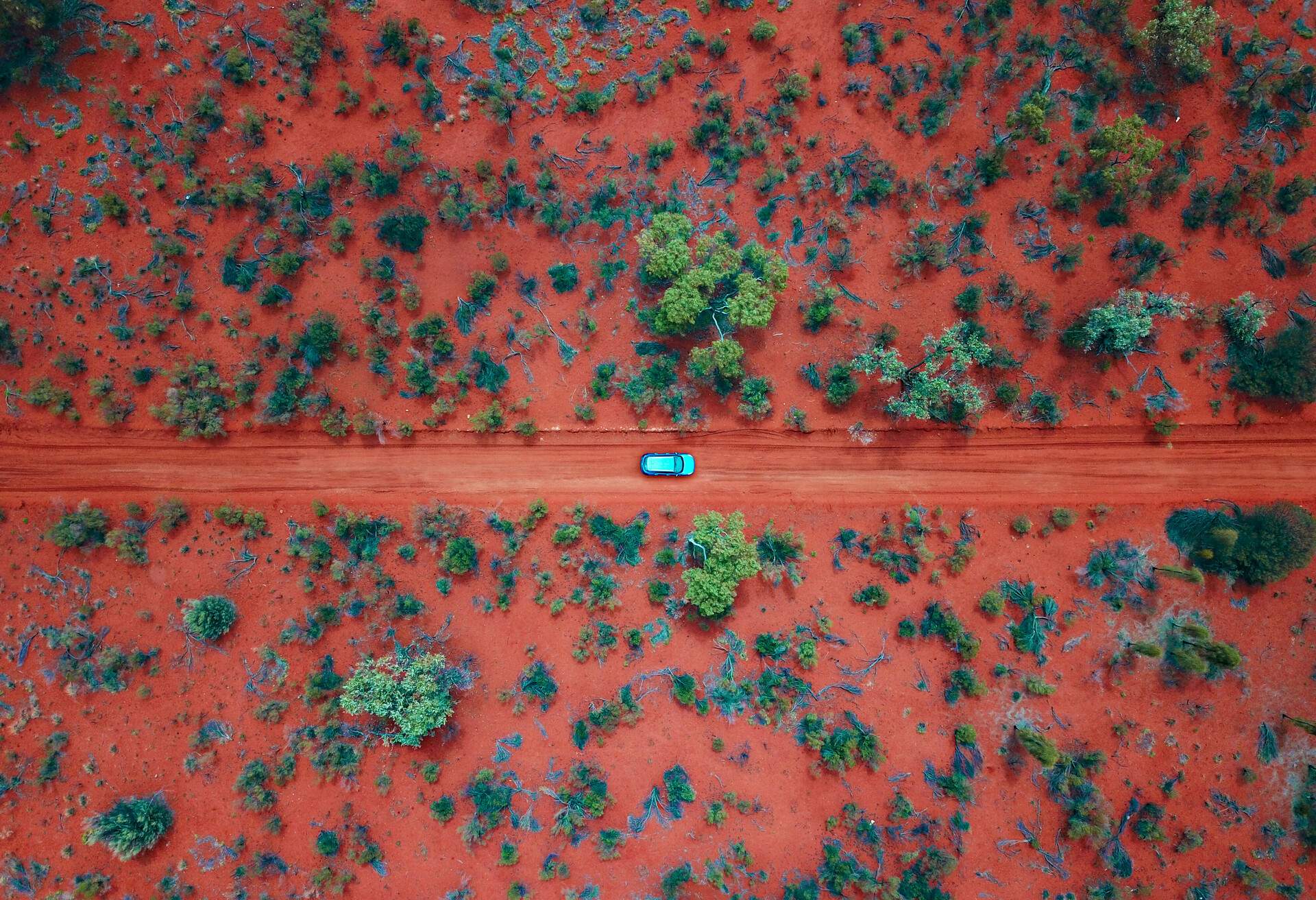 Vast Australian outback landscape.