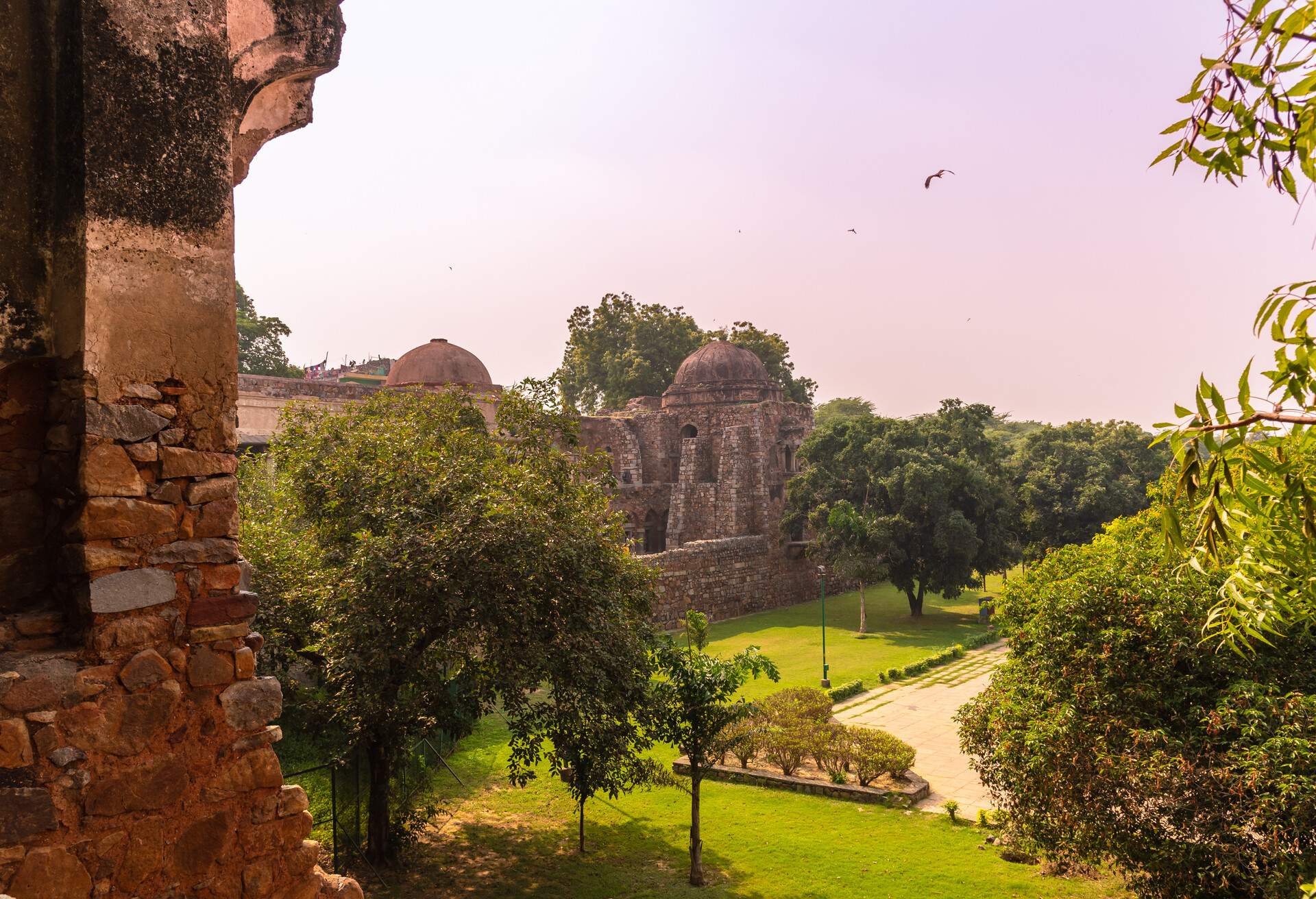 Ruined Buildings of Hauz Khas village,known in the medieval period for the amazing buildings built around a reservoir and drew a large congregation of Islamic scholars.
