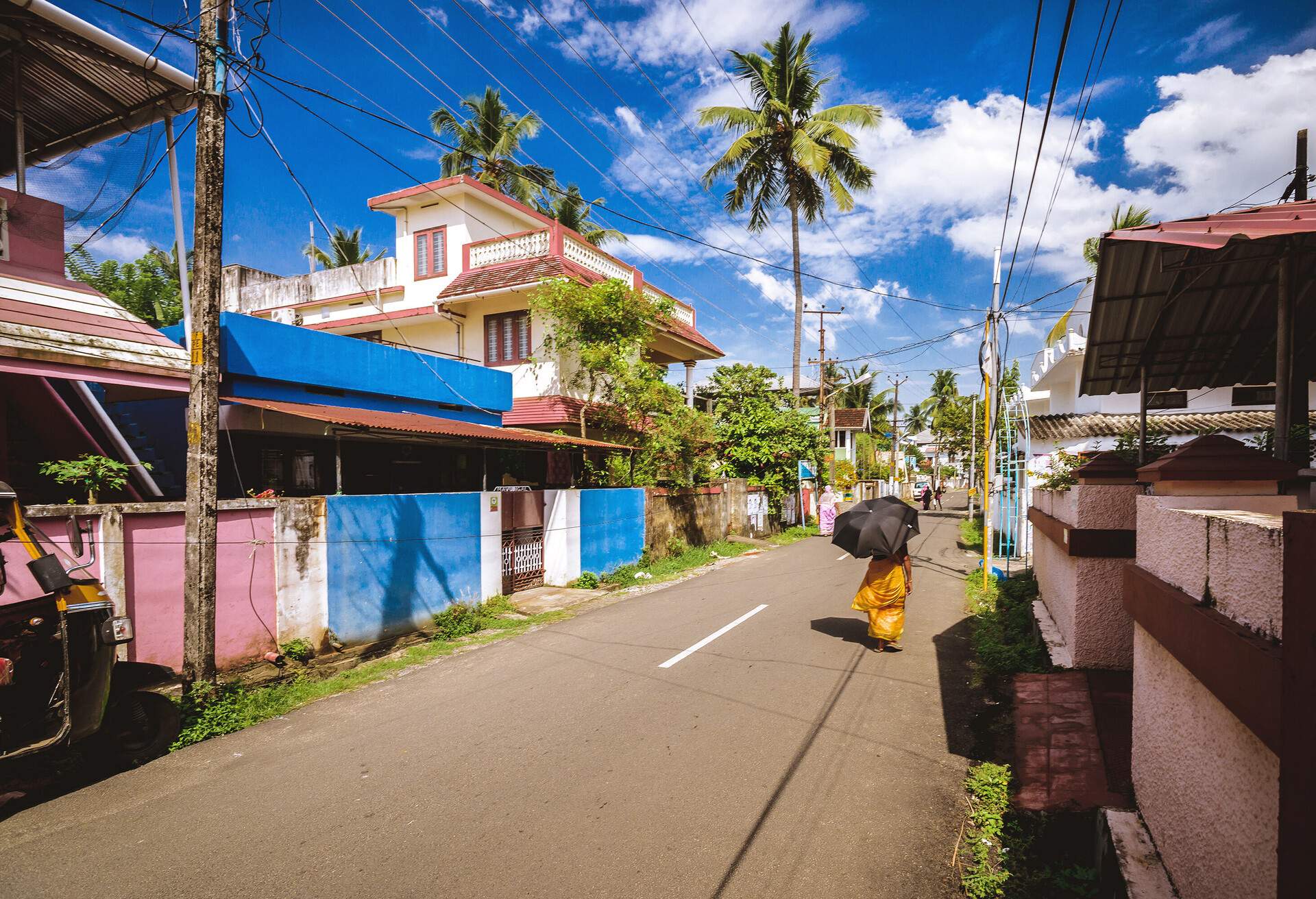 The streets of Kochi, Kerala, India
