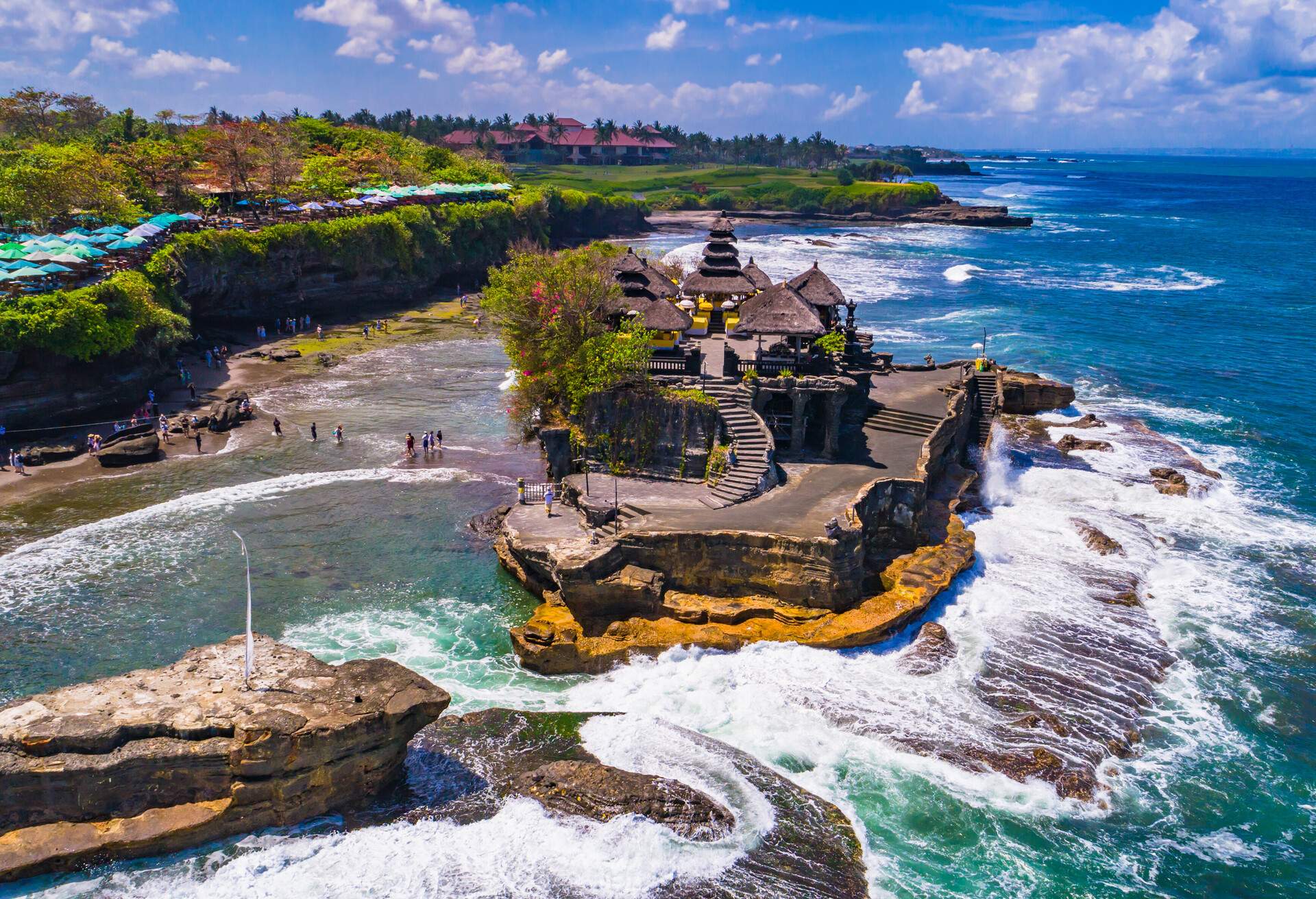 Tanah Lot - Temple in the Ocean. Bali, Indonesia