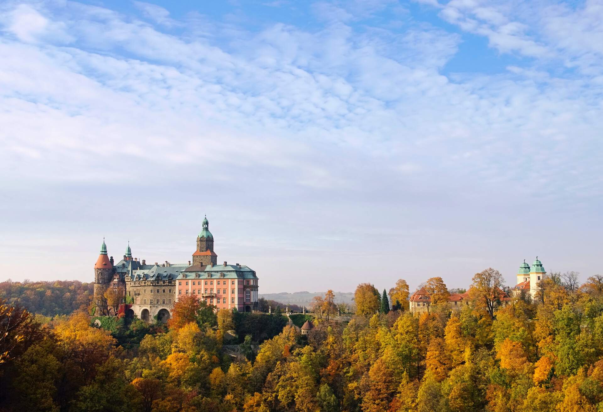 castle Fuerstenstein in Poland