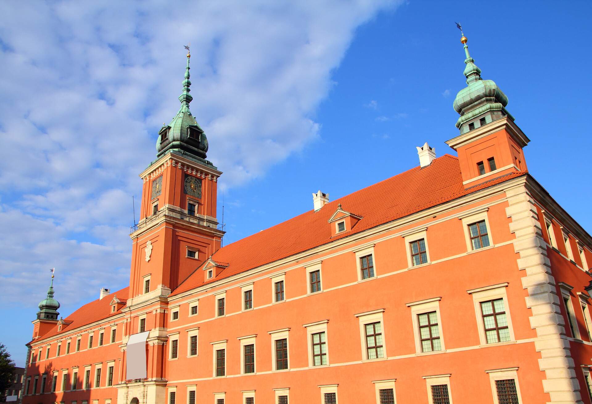 Warsaw, Poland. Old Town - famous Royal Castle. UNESCO World Heritage Site.