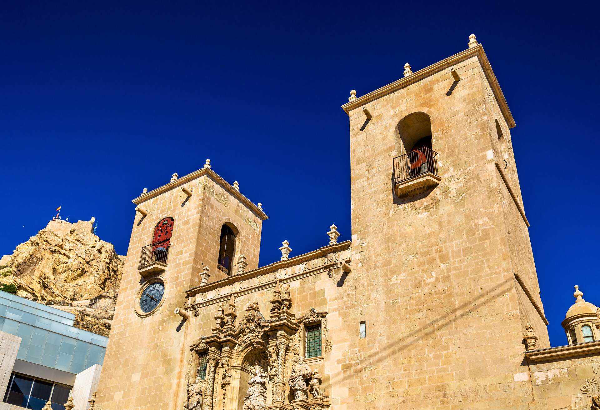 The Basilica of Santa Maria, the oldest active church in Alicante, Spain