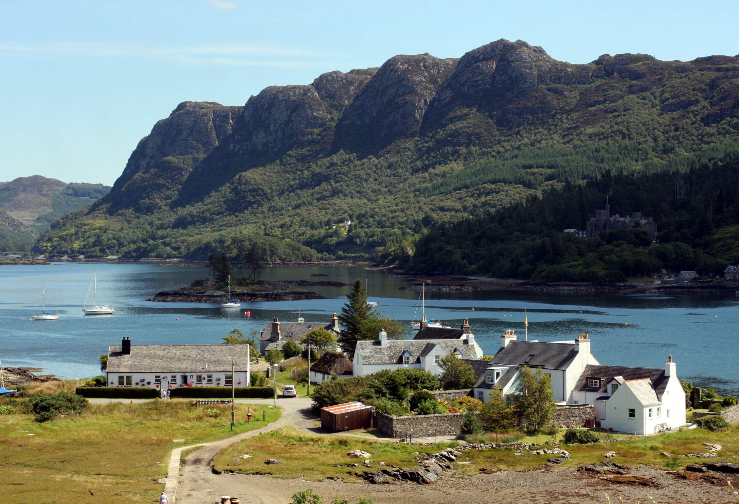 Plockton Harbour, Scotland, UK.