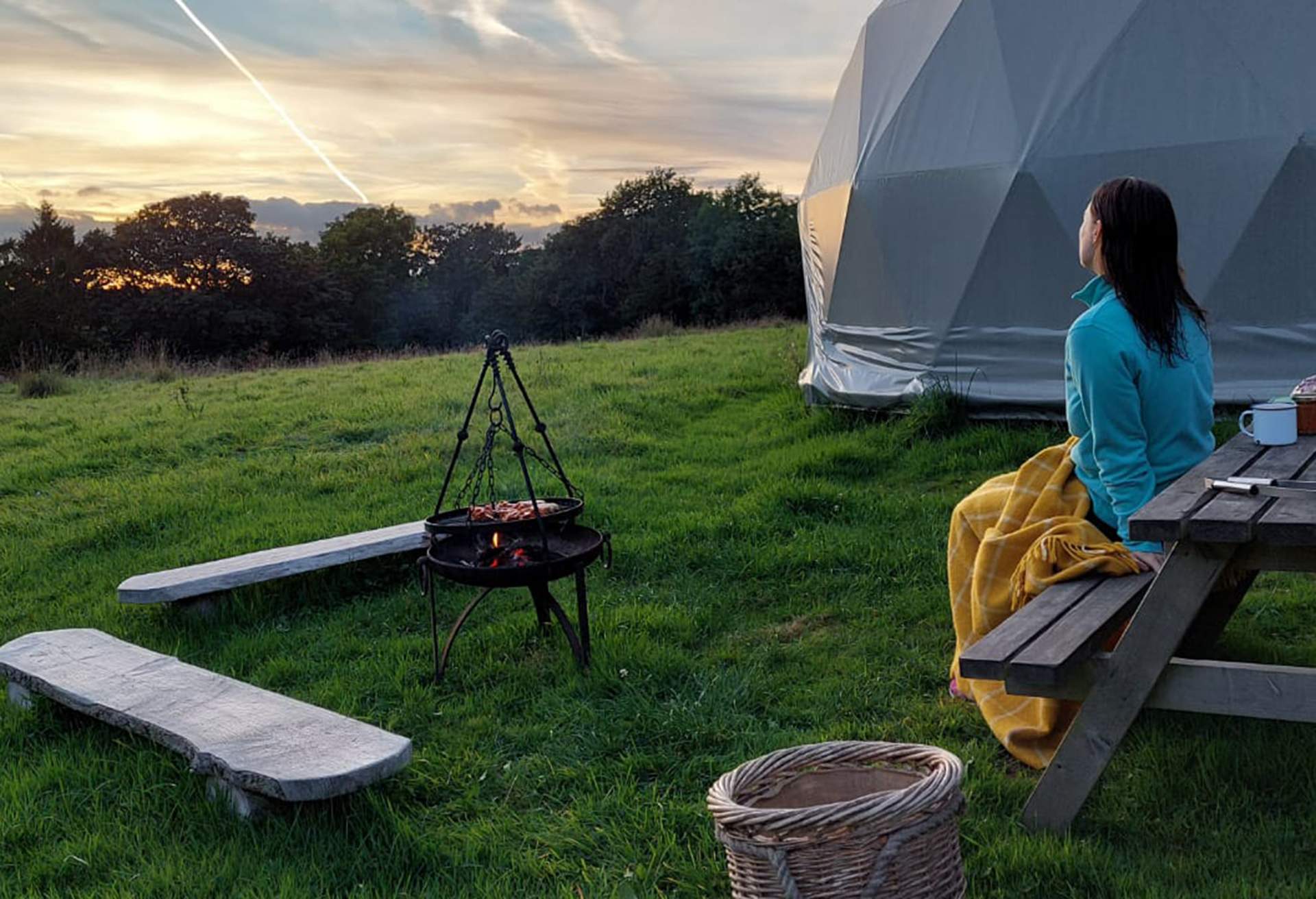 top_of_the_woods_camping_glamping_pembrokeshire_wales_uk_staycation_holiday_nature_domes_couple