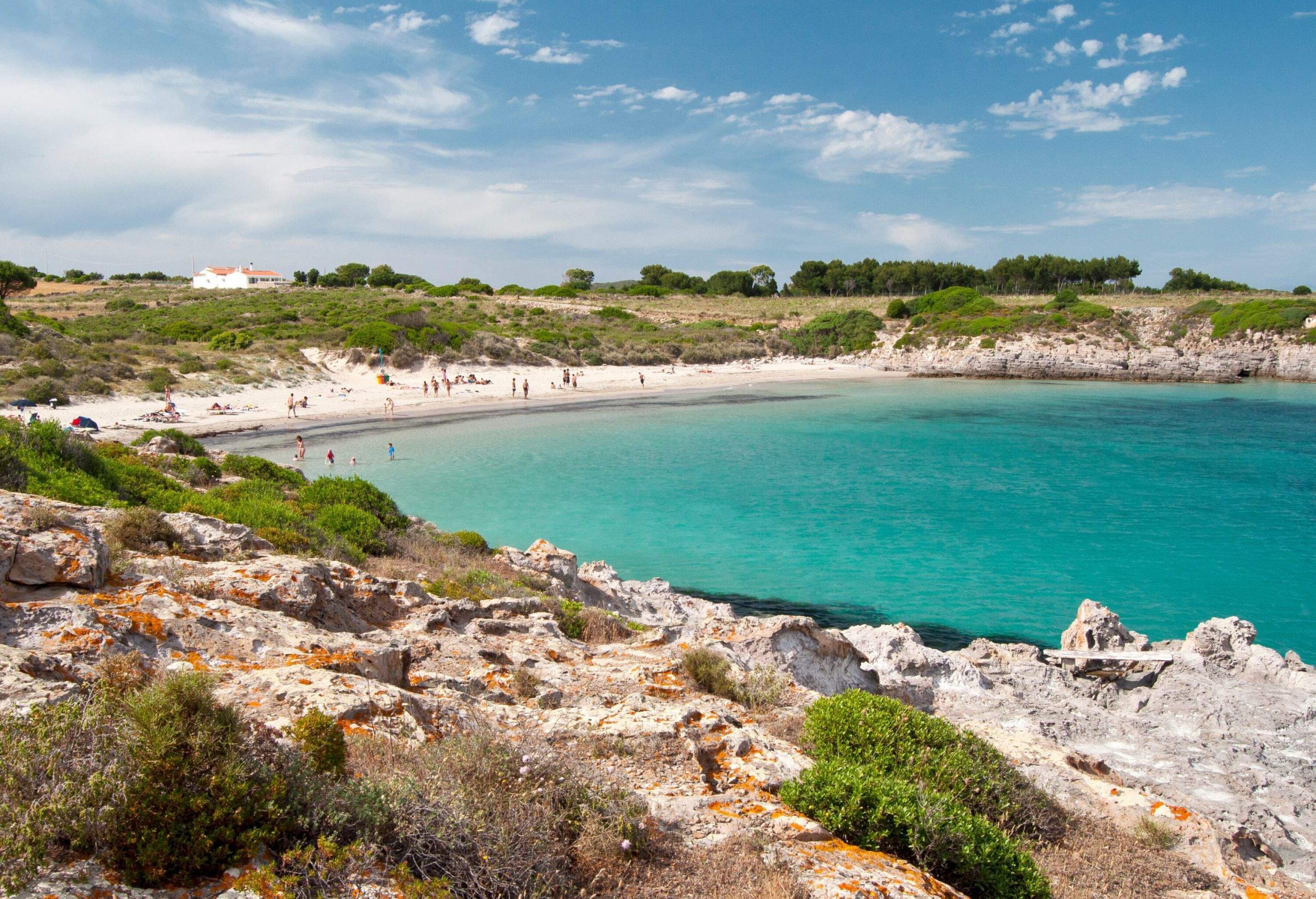 La Bobba beach, Carloforte, St Pietro Island, Sulcis Iglesiente, Carbonia Iglesias, Sardinia, Italy, Europe