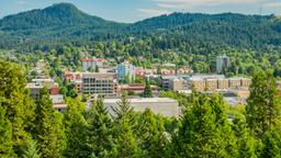 Find cheap flights from London City to Eugene