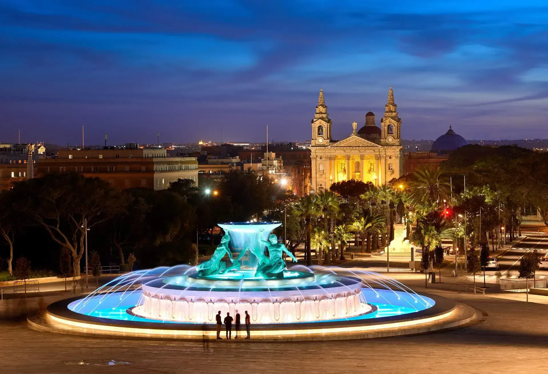 DEST_MALTA_VALLETTA_TRITON_FOUNTAIN_GettyImages-981692482