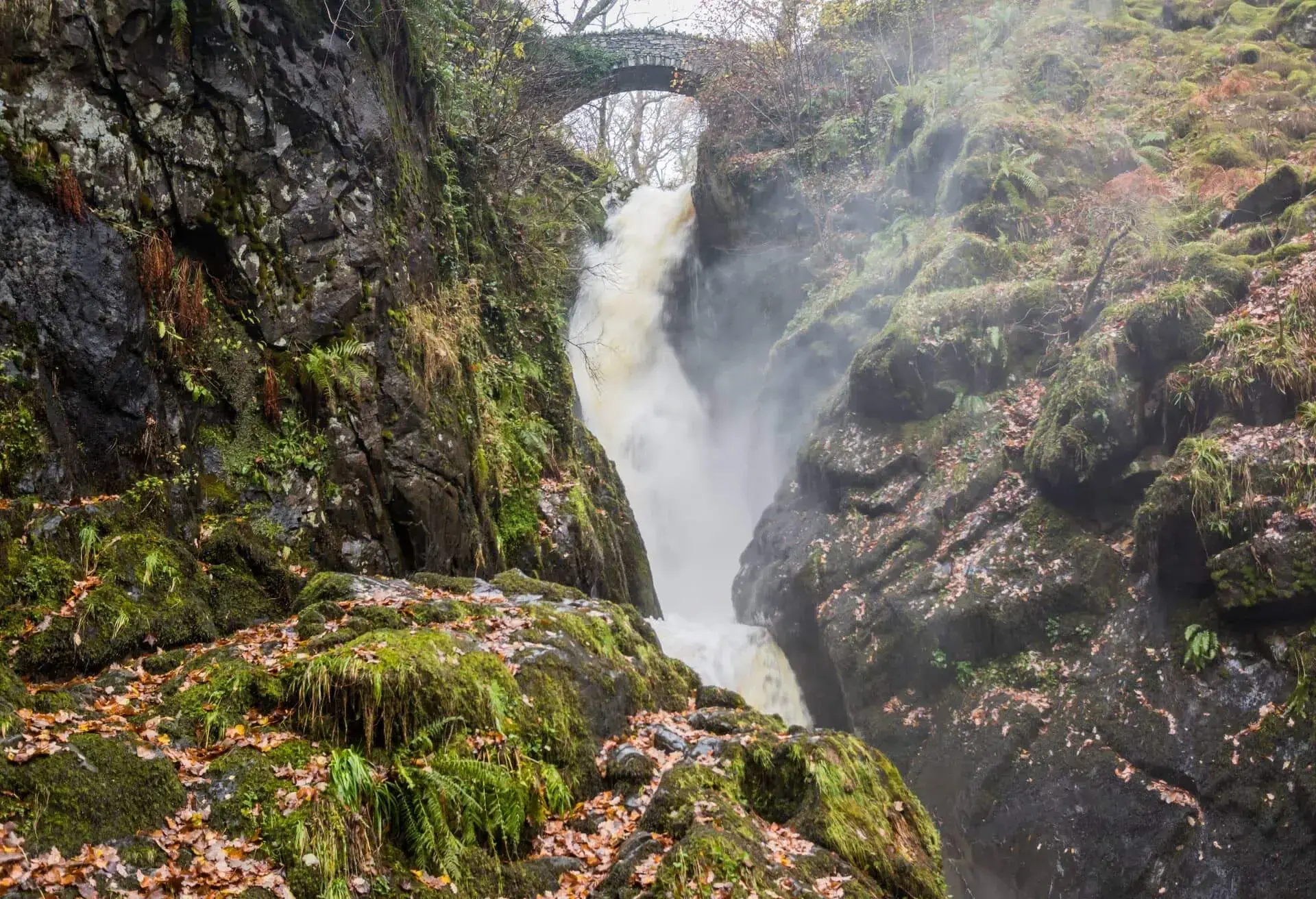 aira force waterfall ullswater lake district