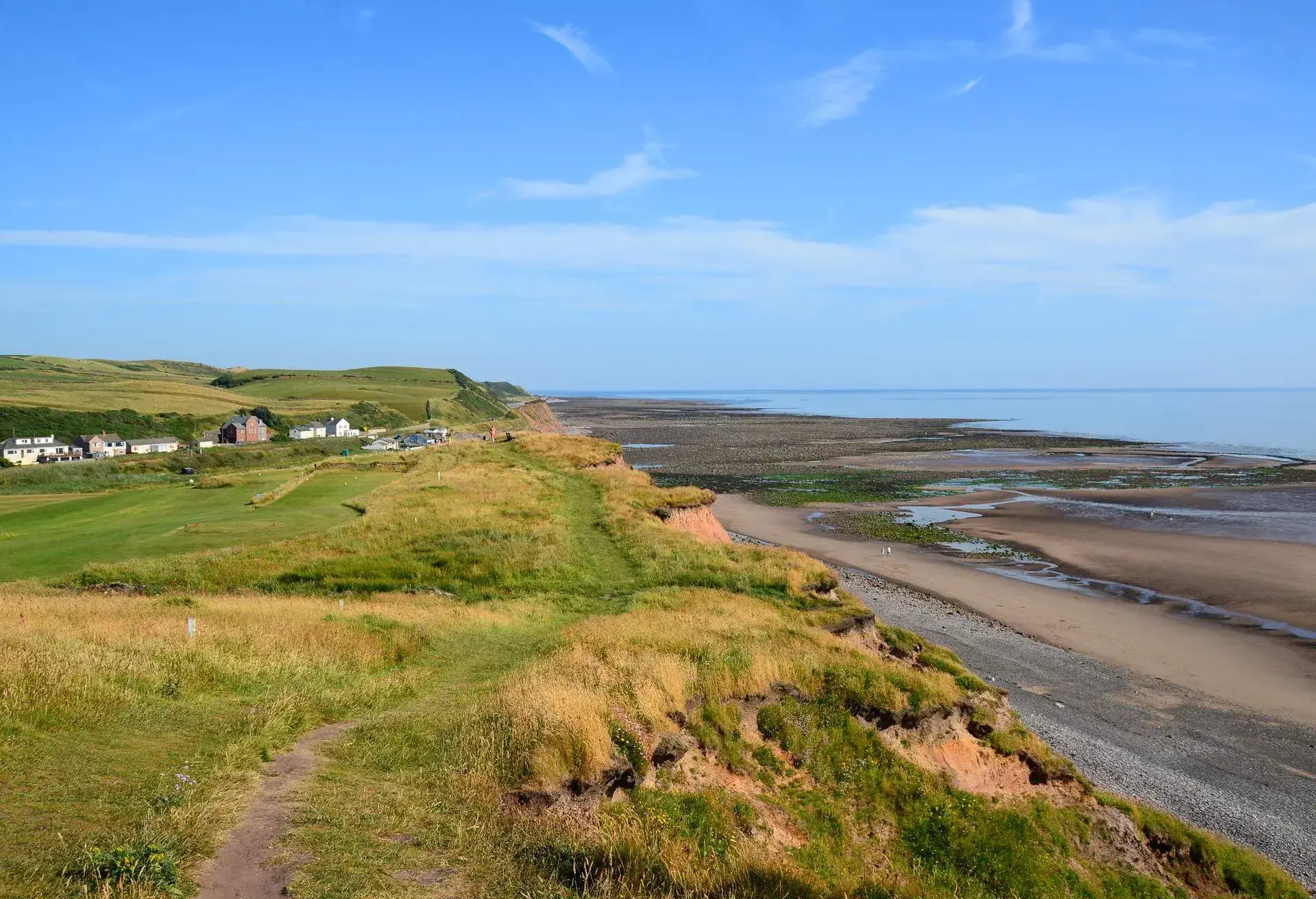 st bees cumbria lake district england summer