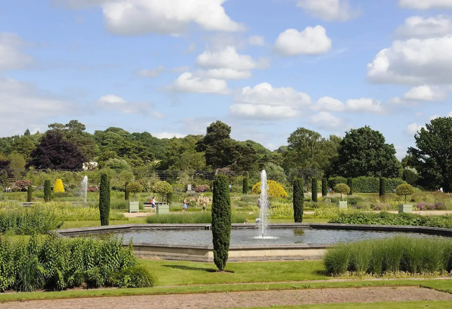 staffordshire stoke on trent trentham italien gardens England