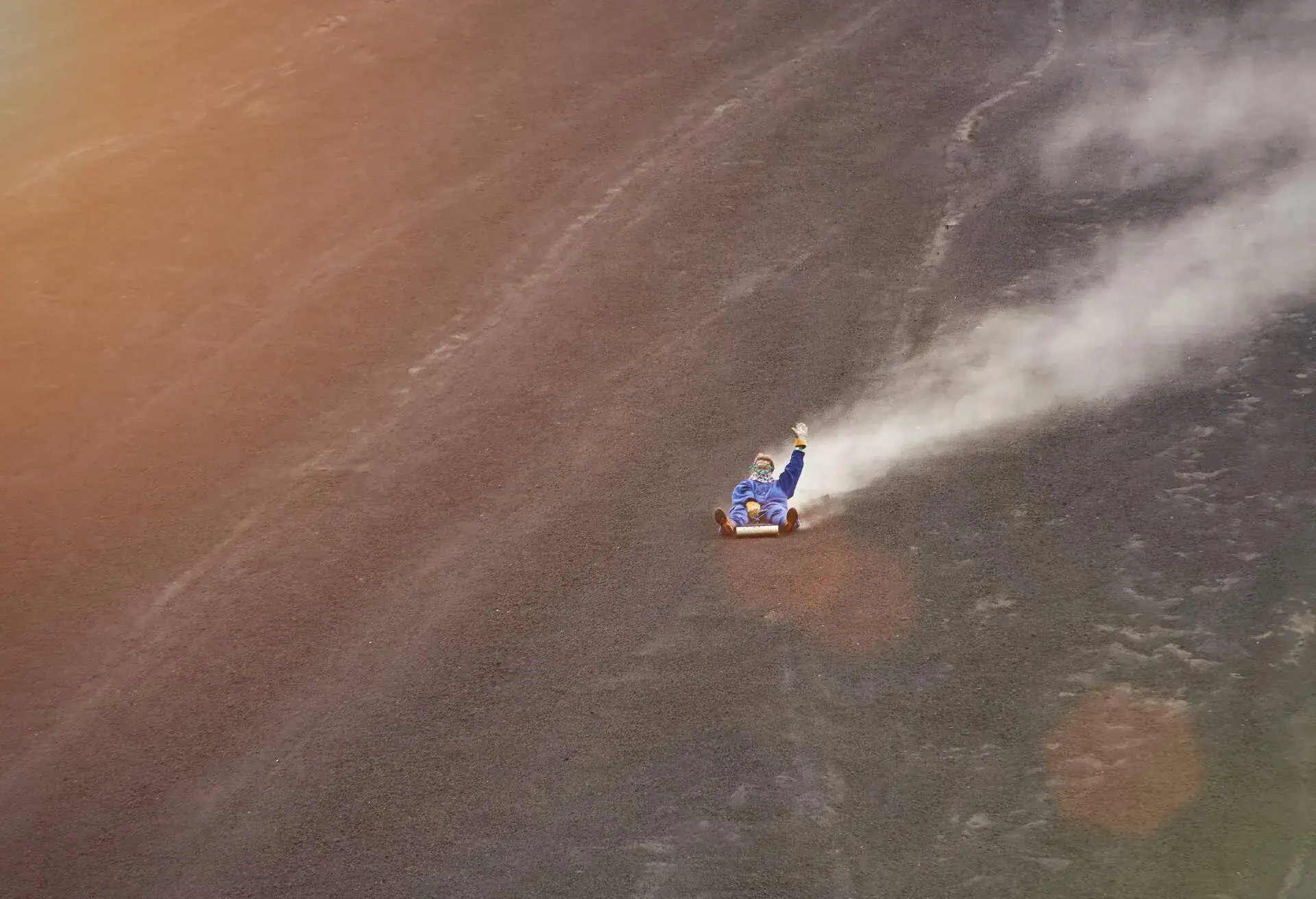 volcano boarding