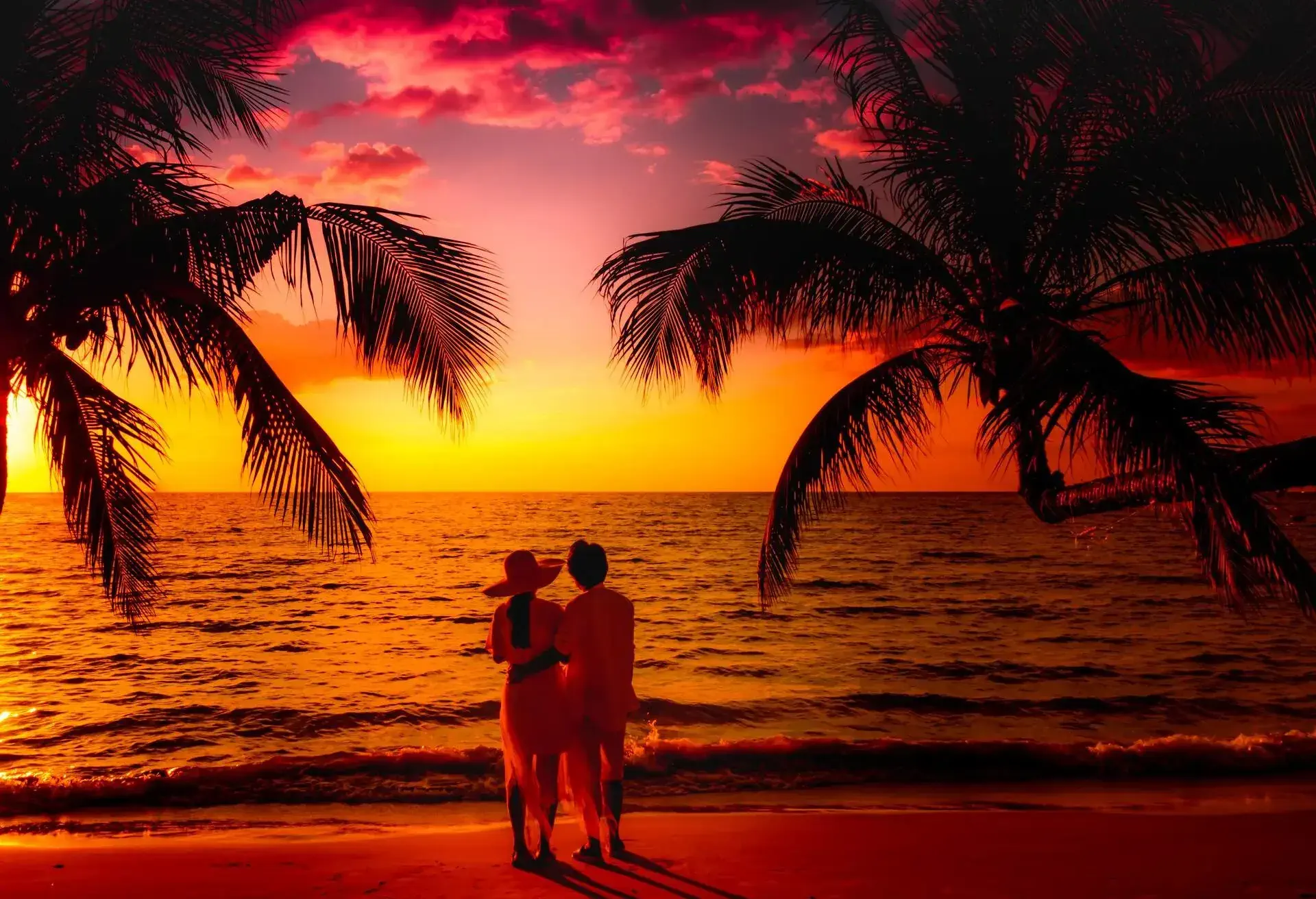 couple on a beach