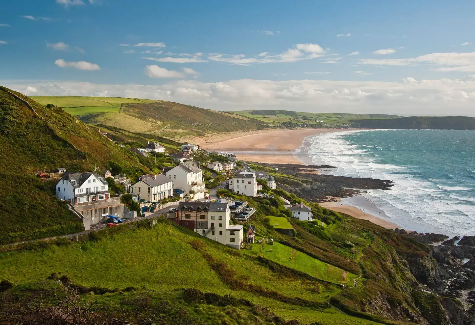 Woolacombe beach.