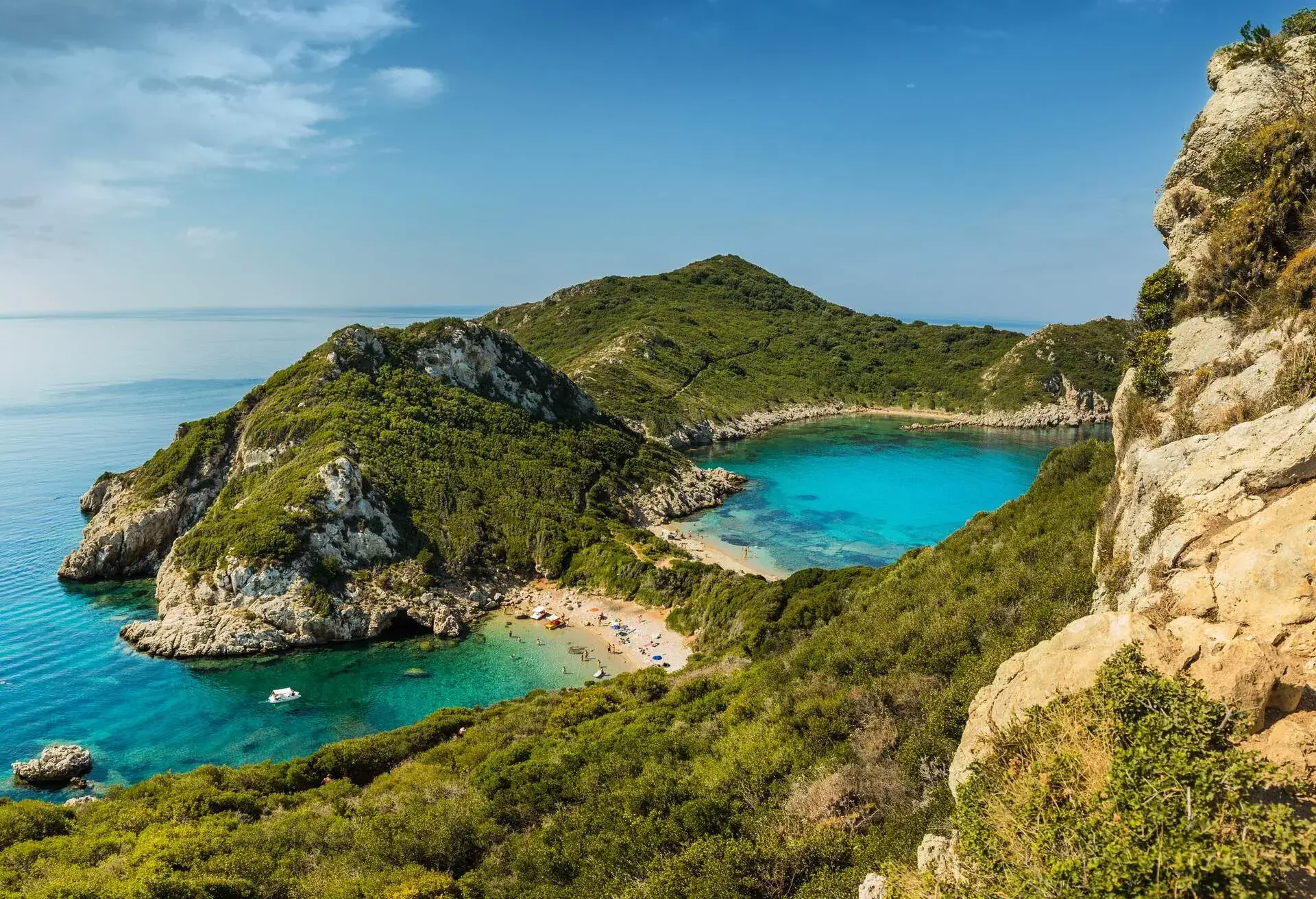 Landscape Porto Timoni, Corfu