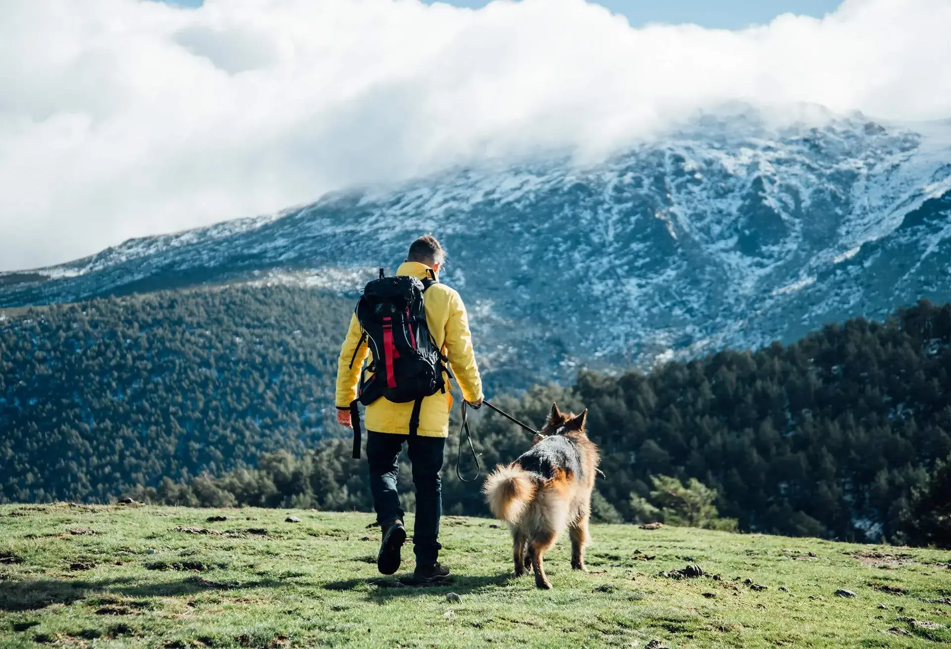 DEST_SPAIN_NAVACERRADA_PEOPLE_MAN_ANIMAL_DOG_GettyImages-1263048973