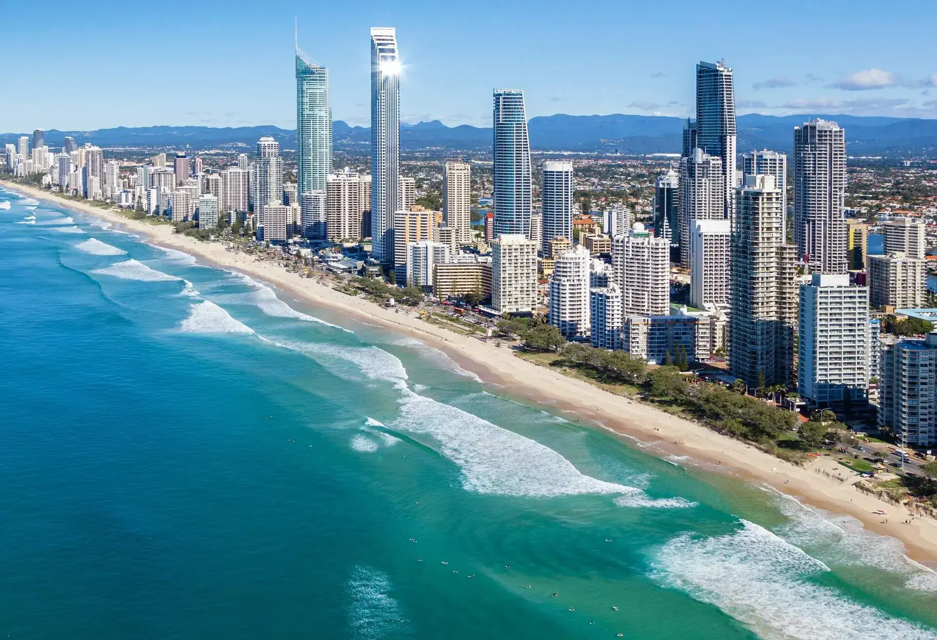 Sunny view of Gold Coast, Queensland, Australia; Shutterstock ID 172705913