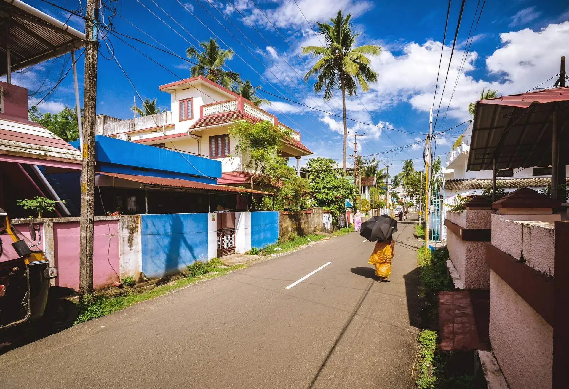 The streets of Kochi, Kerala, India
