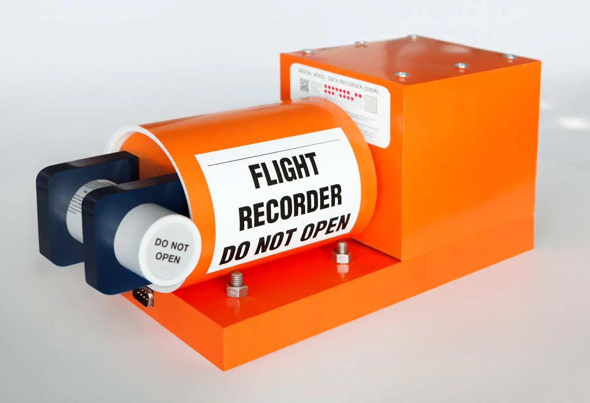 Flight data recorder (FDR) known as black box used in aircrafts