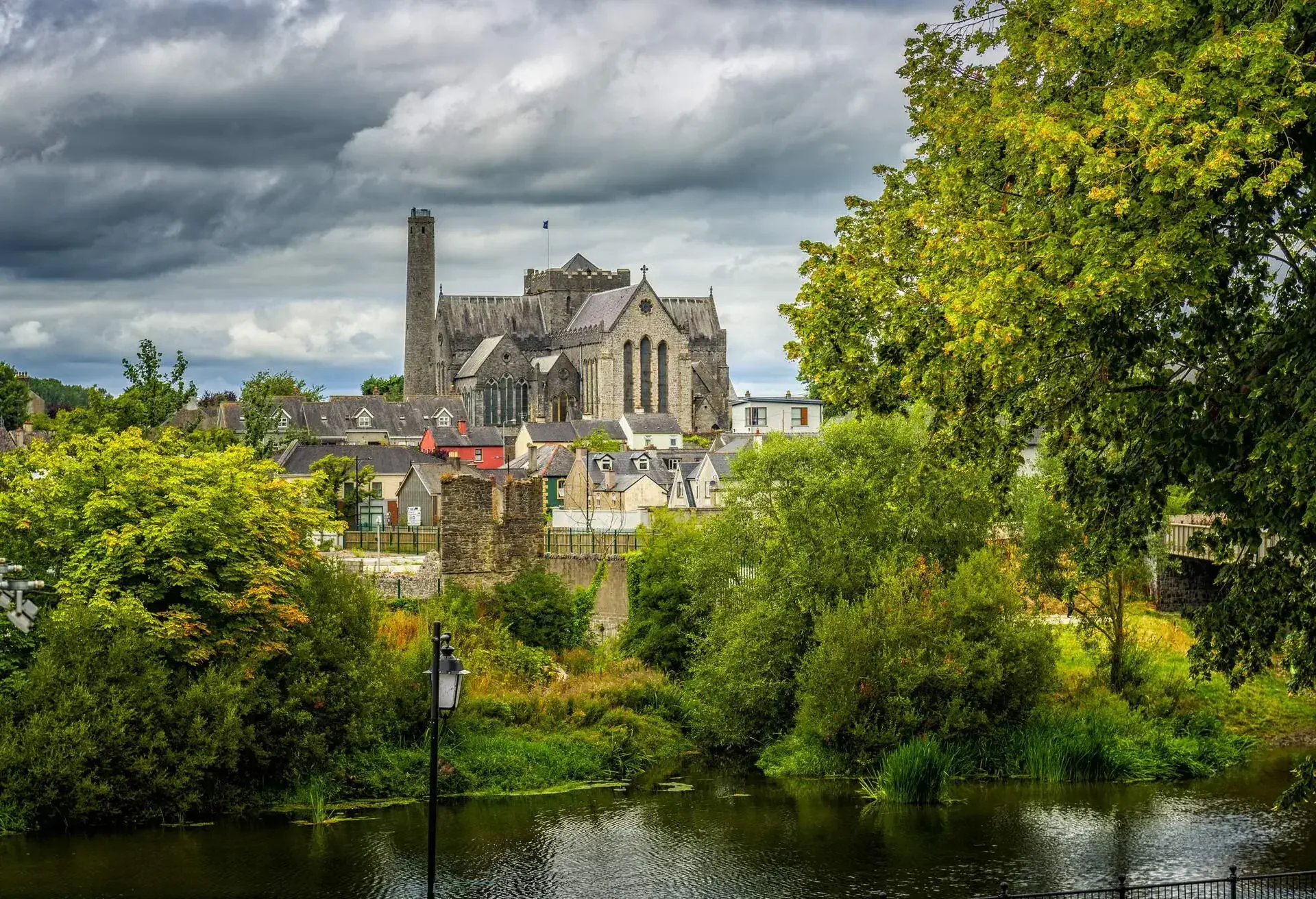 Saint Canice Cathedral in Kilkenny, Ireland.