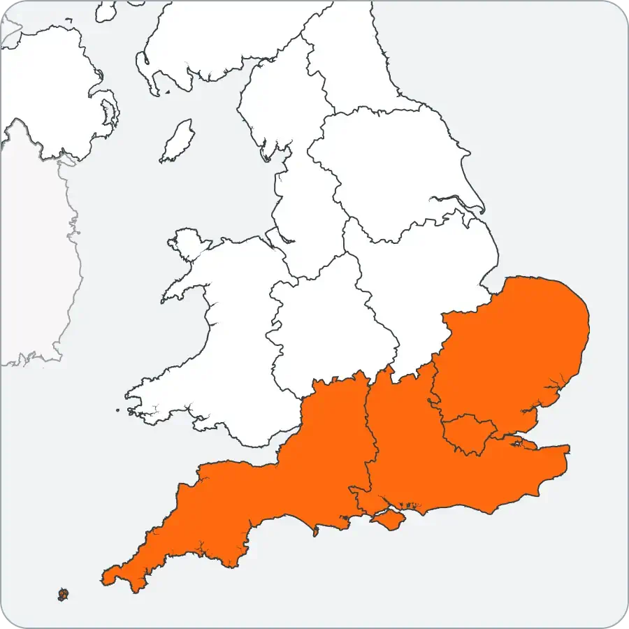 south