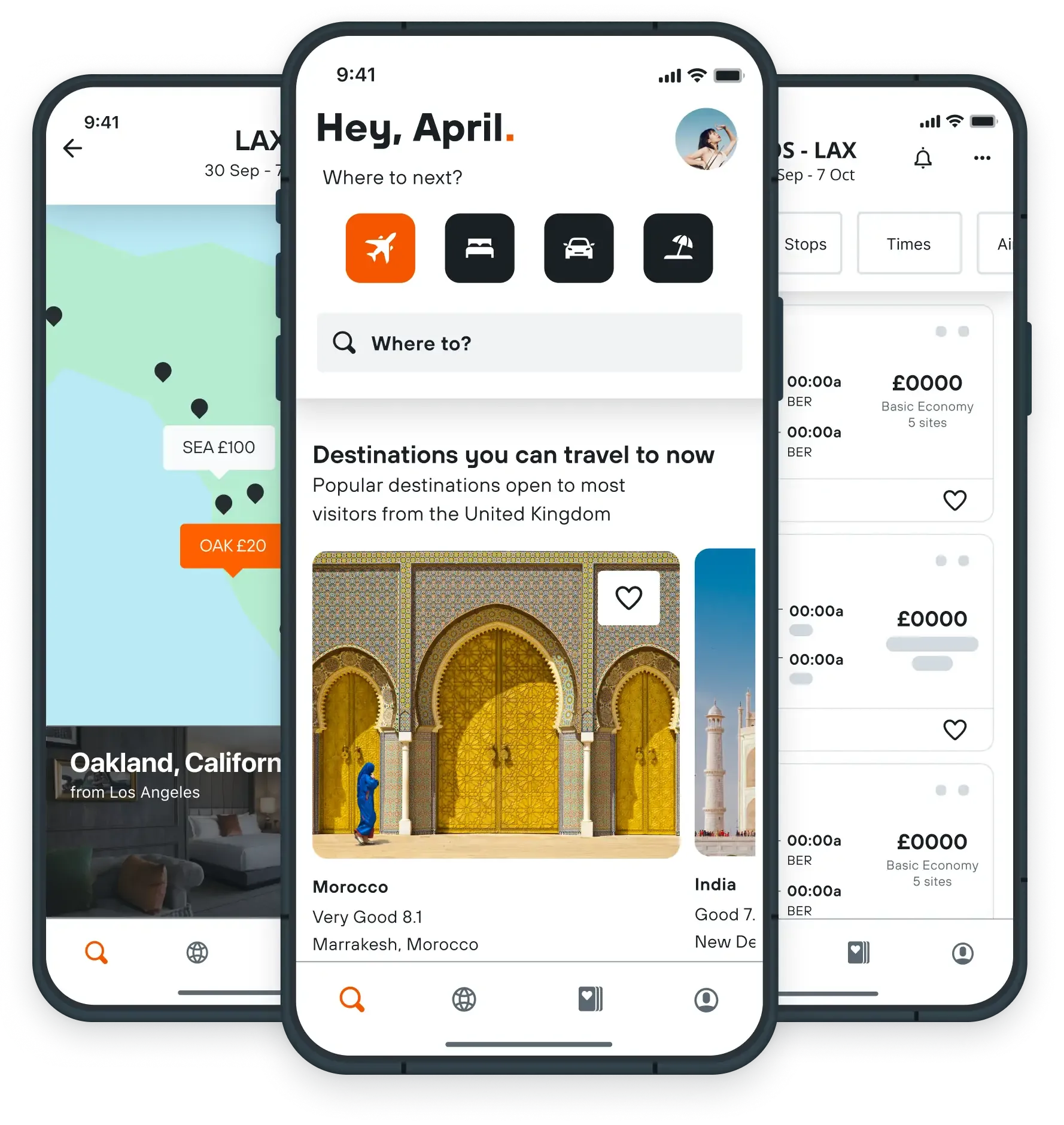 Design of the KAYAK flight search tool in the KAYAK App