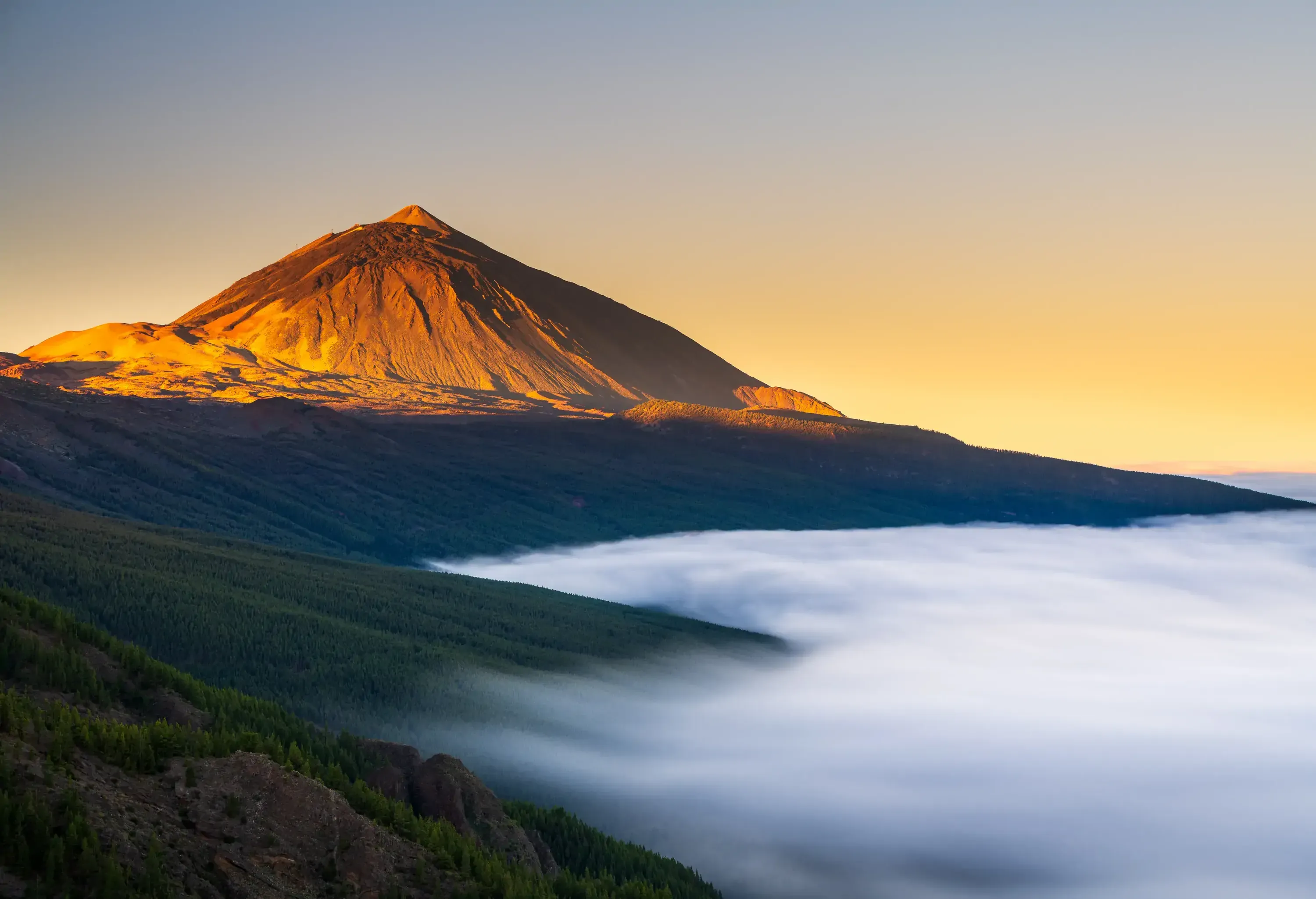 Mount Teide in the sun